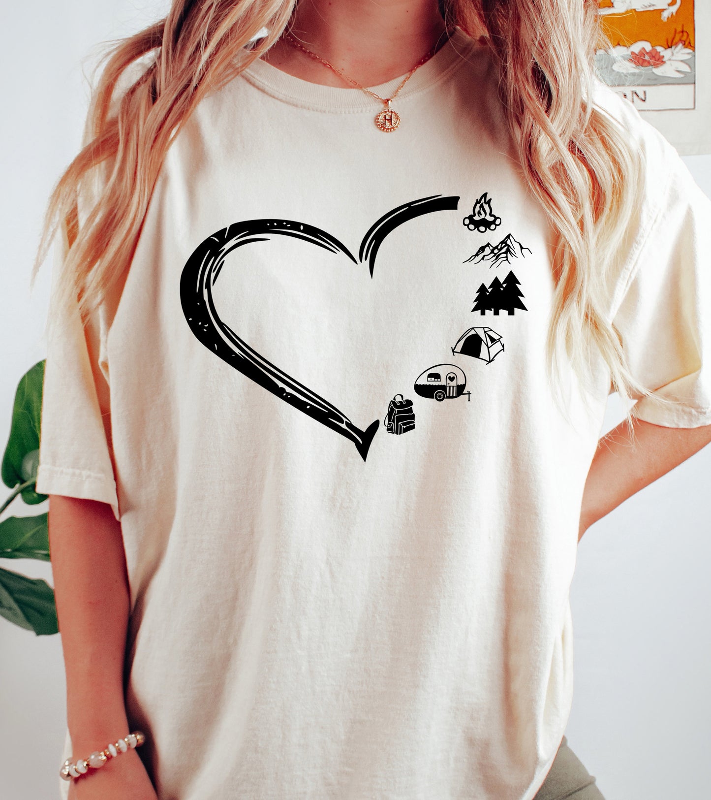 Camping Lover Shirt | Comfort Colors Vintage Style Camping Shirt