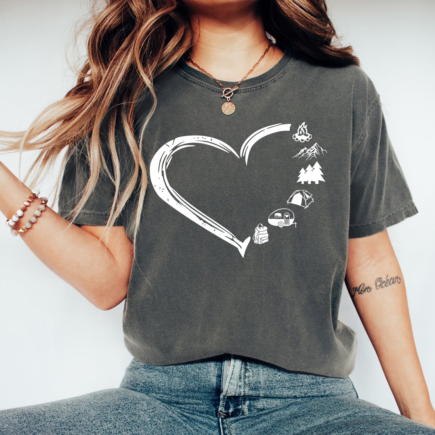 Camping Lover Shirt | Comfort Colors Vintage Style Camping Shirt