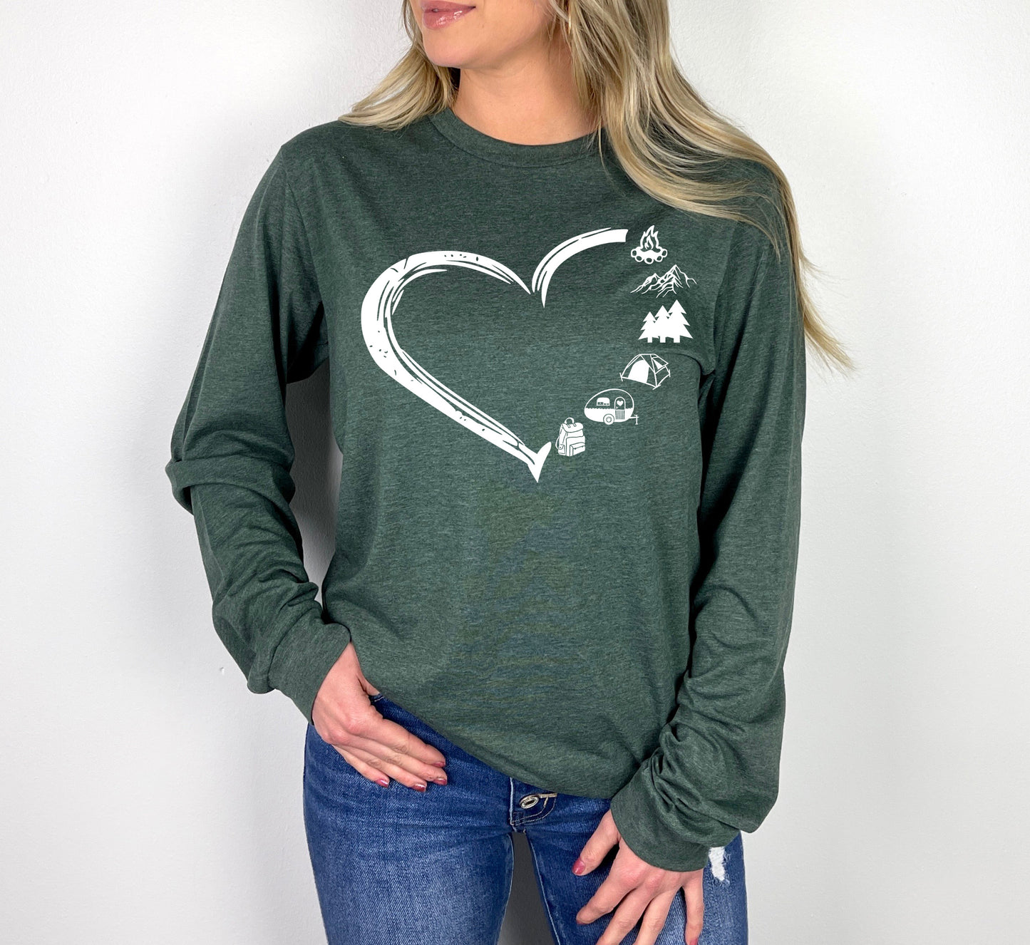 Camping Lover Shirt Long Sleeve | Long Sleeve Camping Shirt
