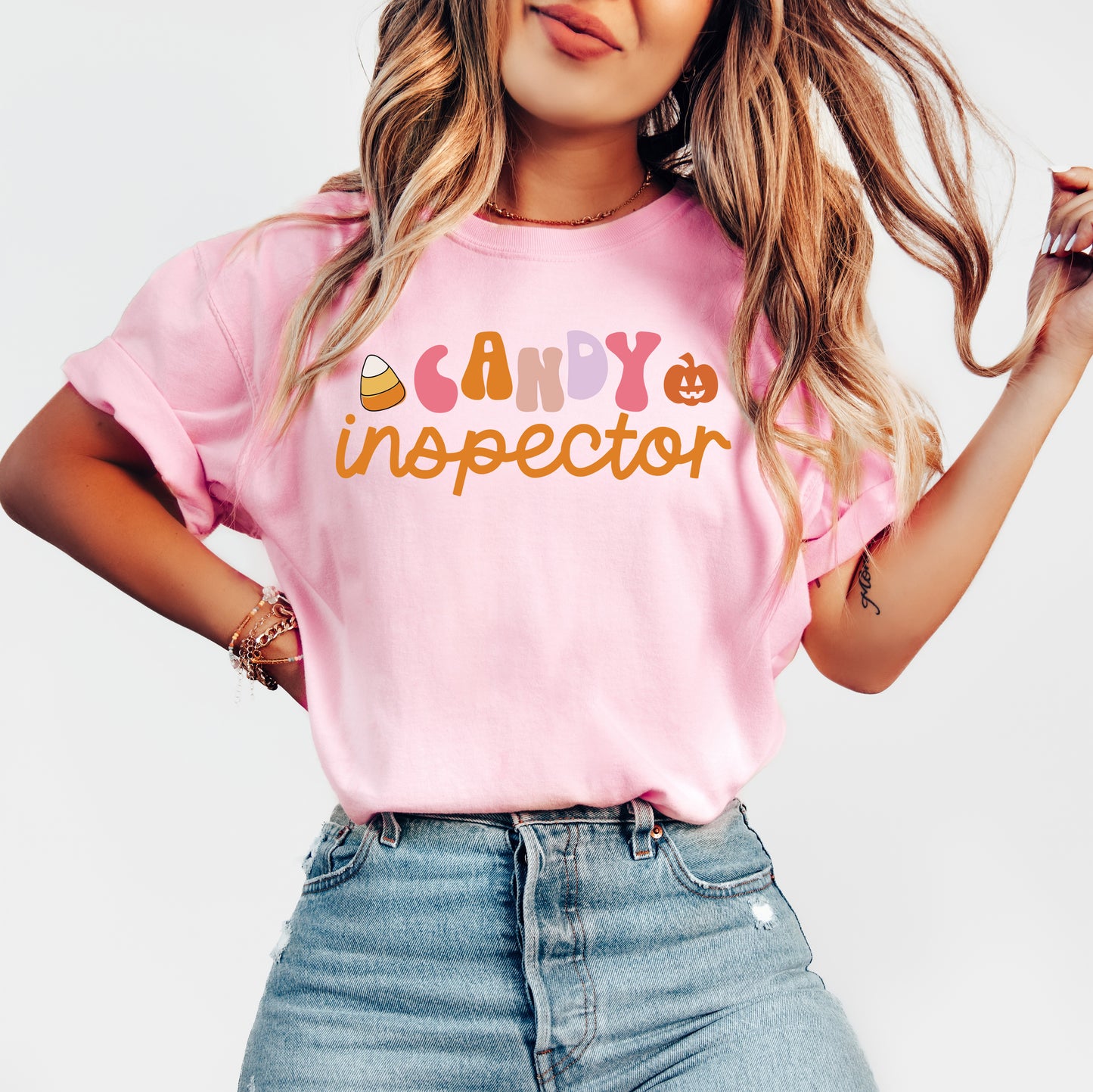 Candy Inspector Vintage Style Halloween Shirt