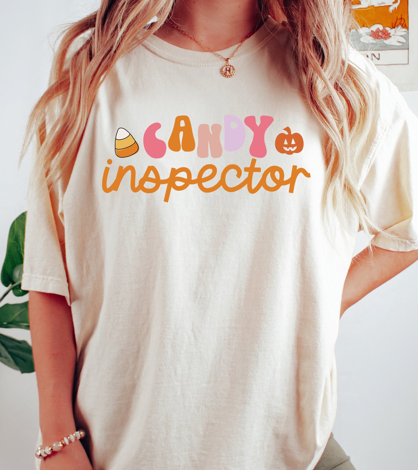 Candy Inspector Vintage Style Halloween Shirt