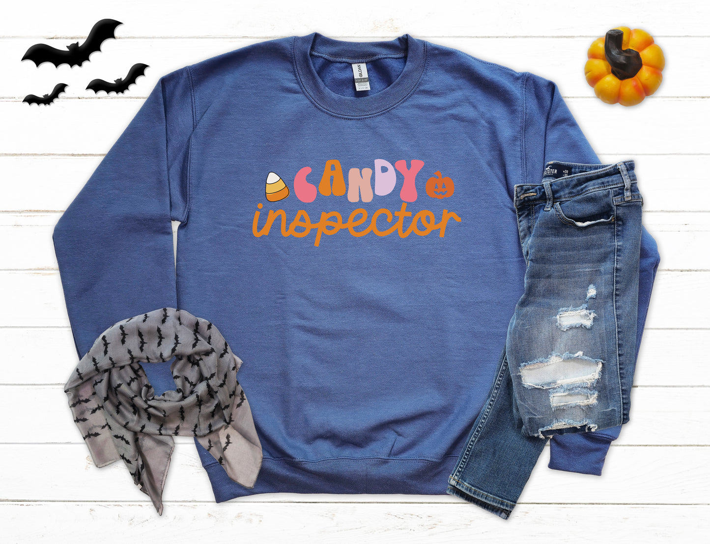 Candy Inspector Halloween Sweatshirt