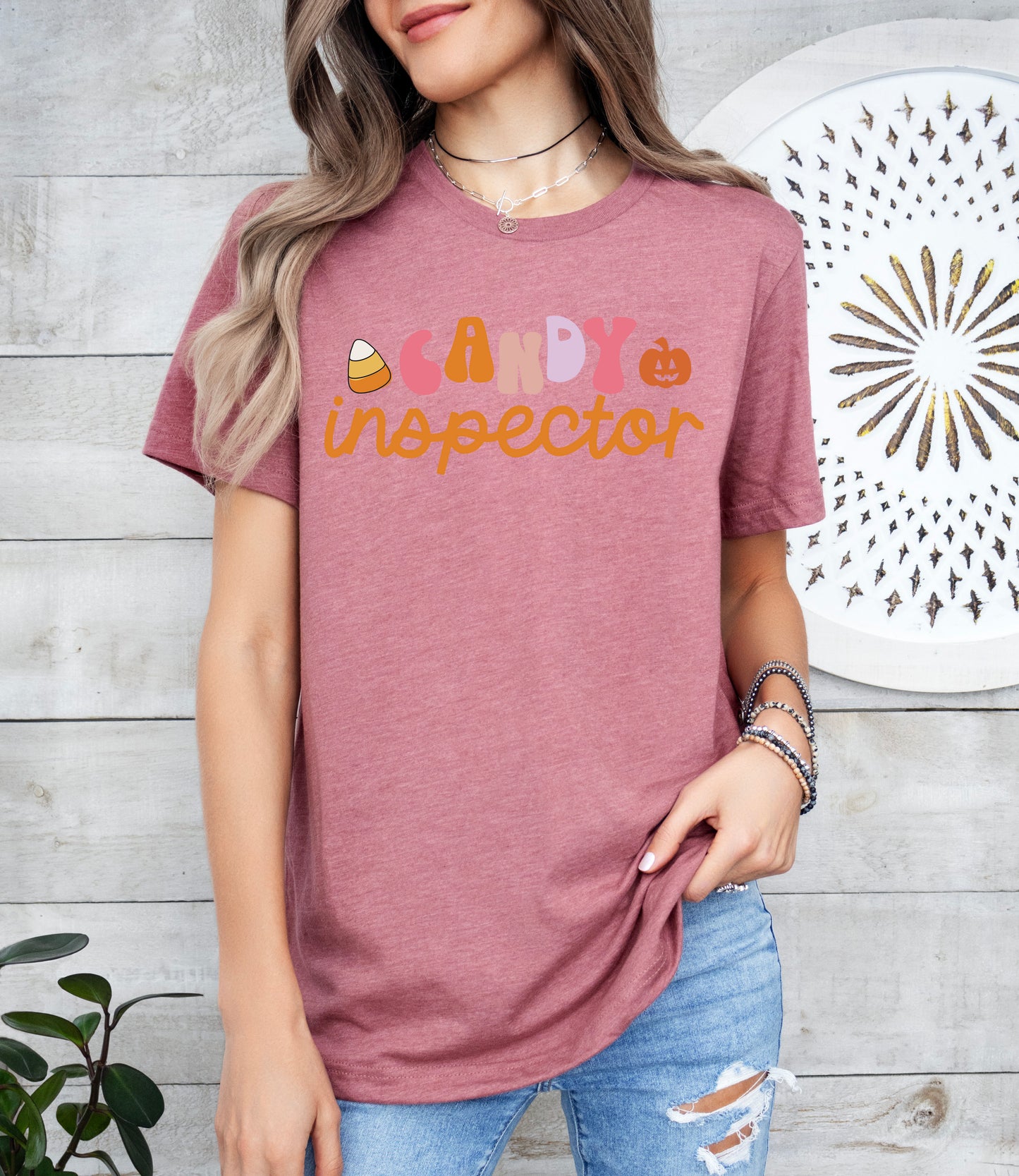 Candy Inspector Halloween Shirt | Light Garment
