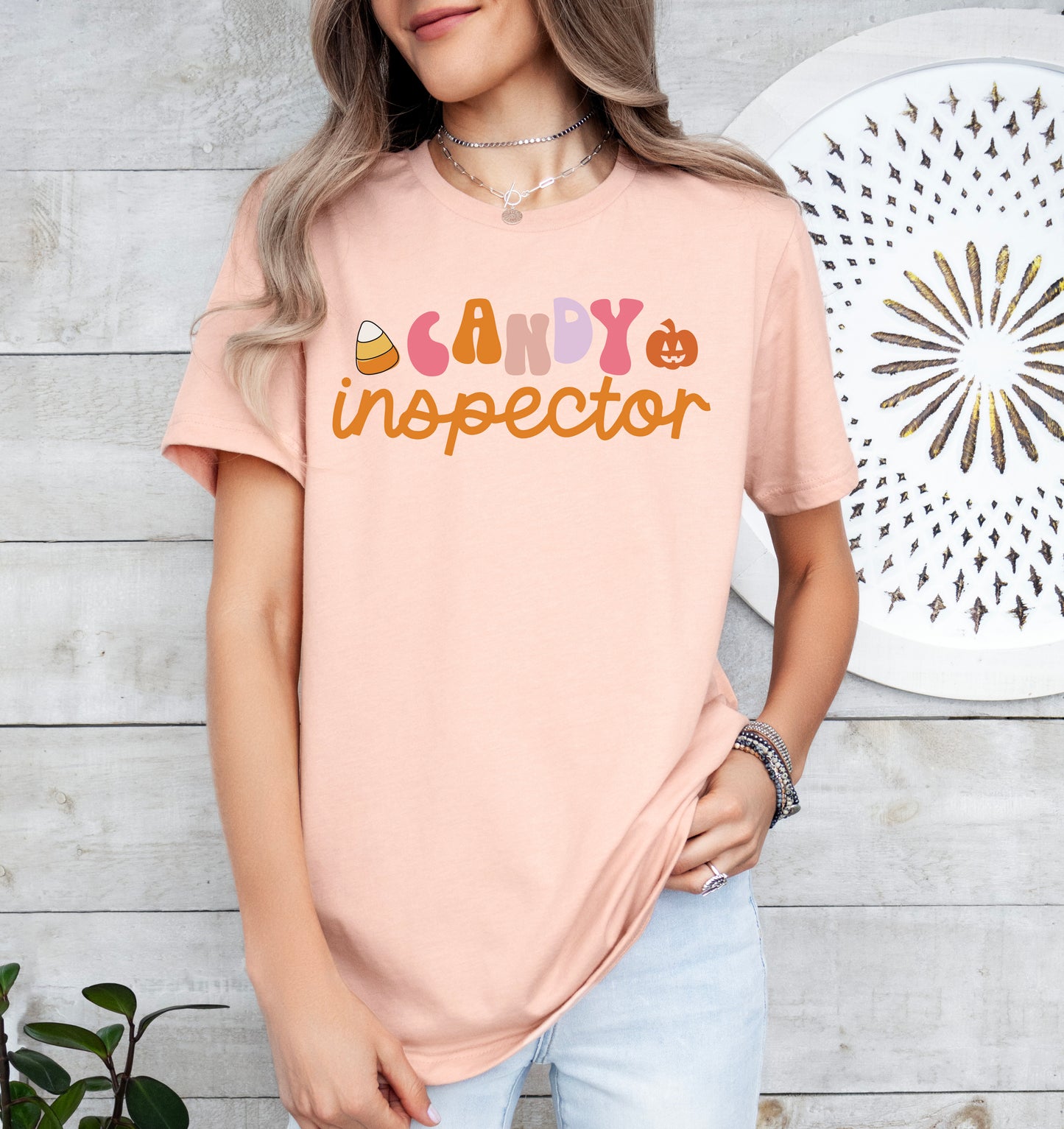 Candy Inspector Halloween Shirt | Light Garment