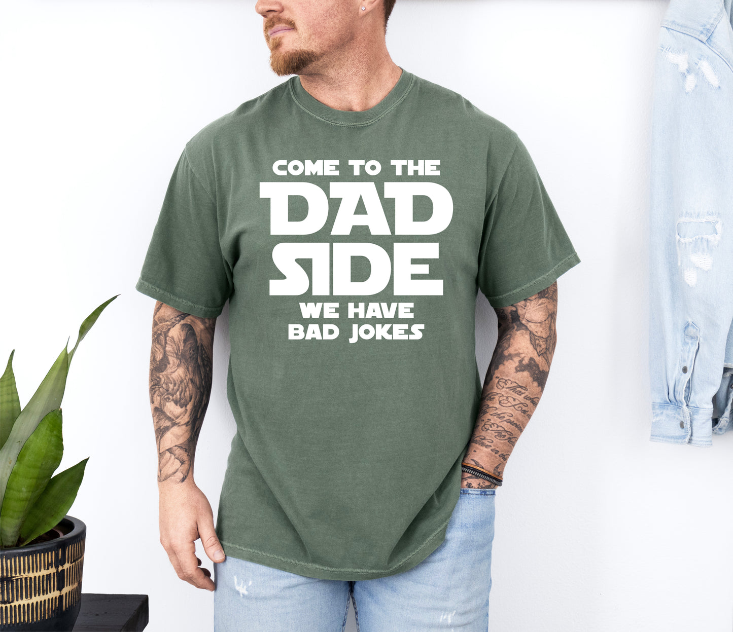 Come To The Dad Side Shirt | Comfort Colors Vintage Style Dad Shirt