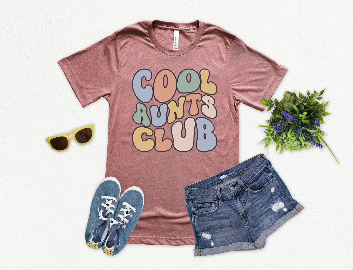 Retro Cool Aunts Club Shirt | Aunt Shirt