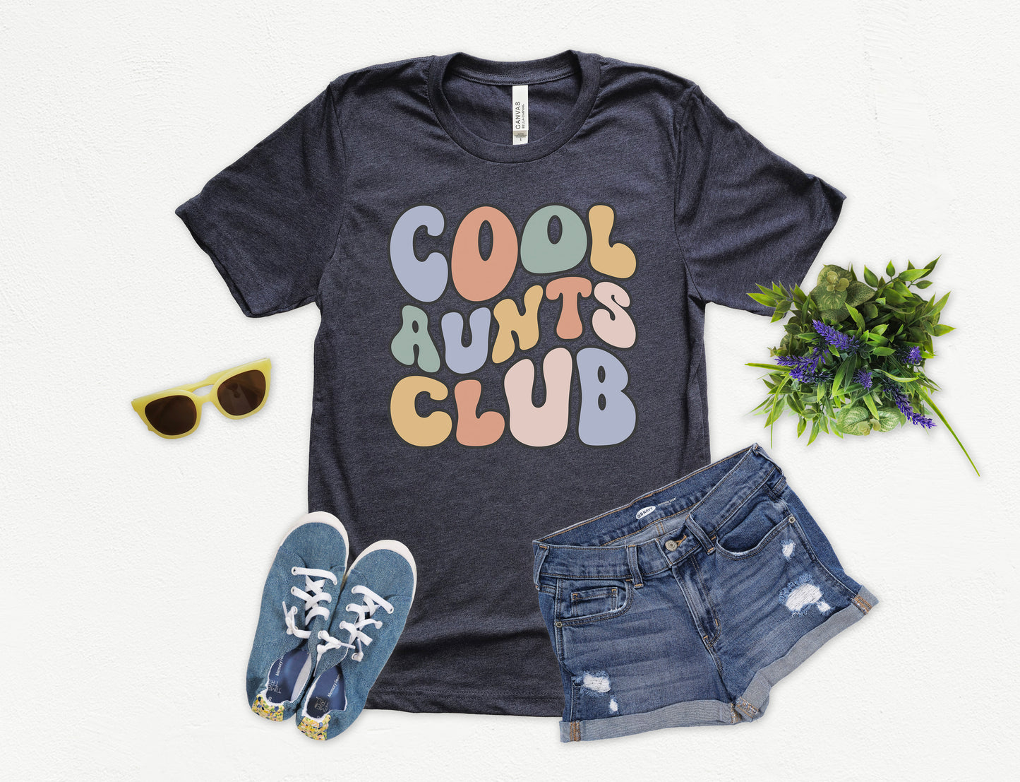 Retro Cool Aunts Club Shirt | Aunt Shirt