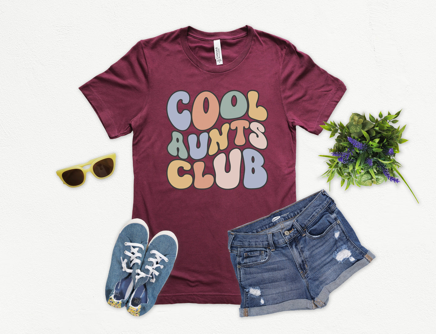 Retro Cool Aunts Club Shirt | Aunt Shirt