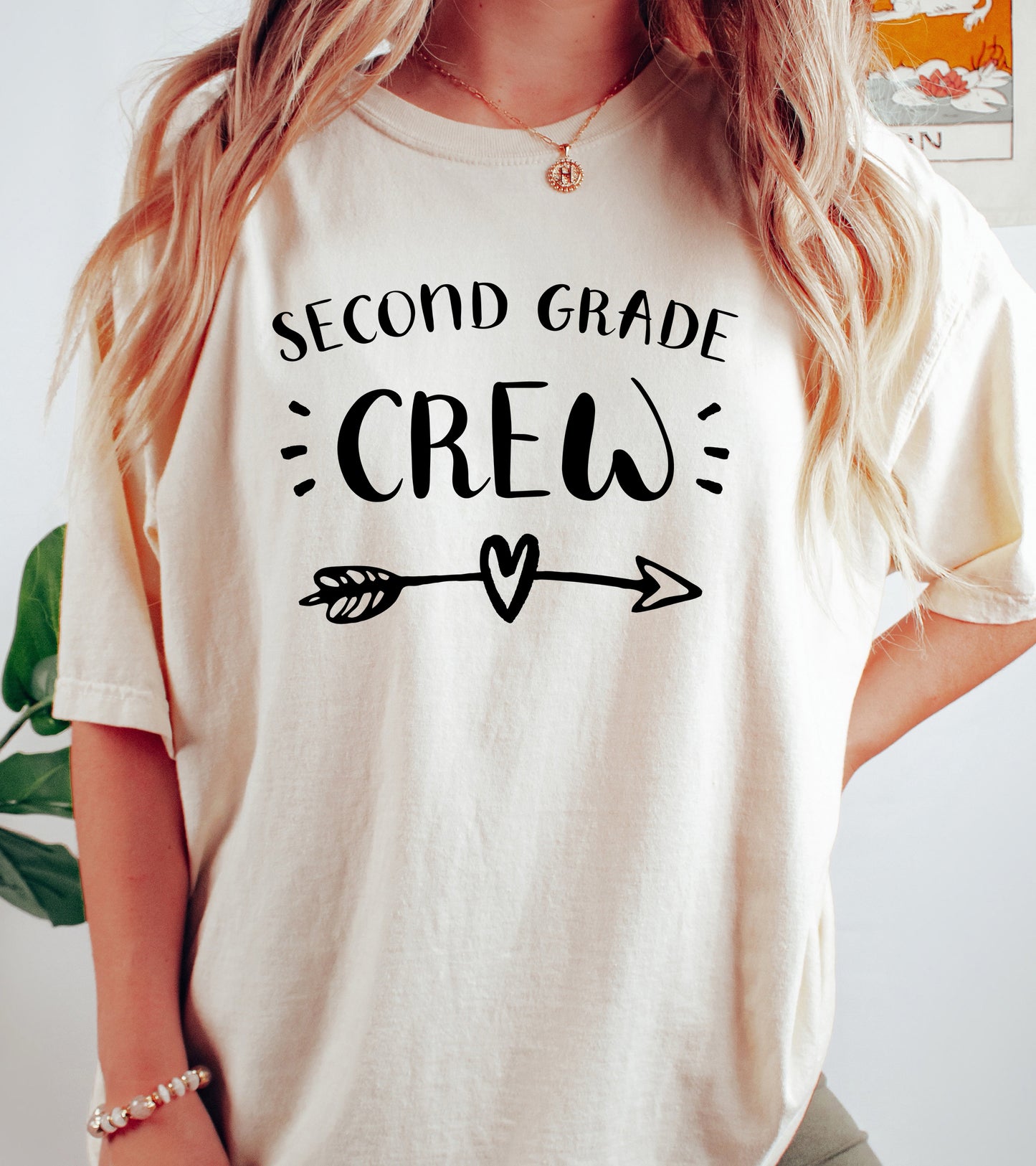 Customizable Teacher Crew Shirt | Comfort Colors Vintage Style Customized Teacher Shirt
