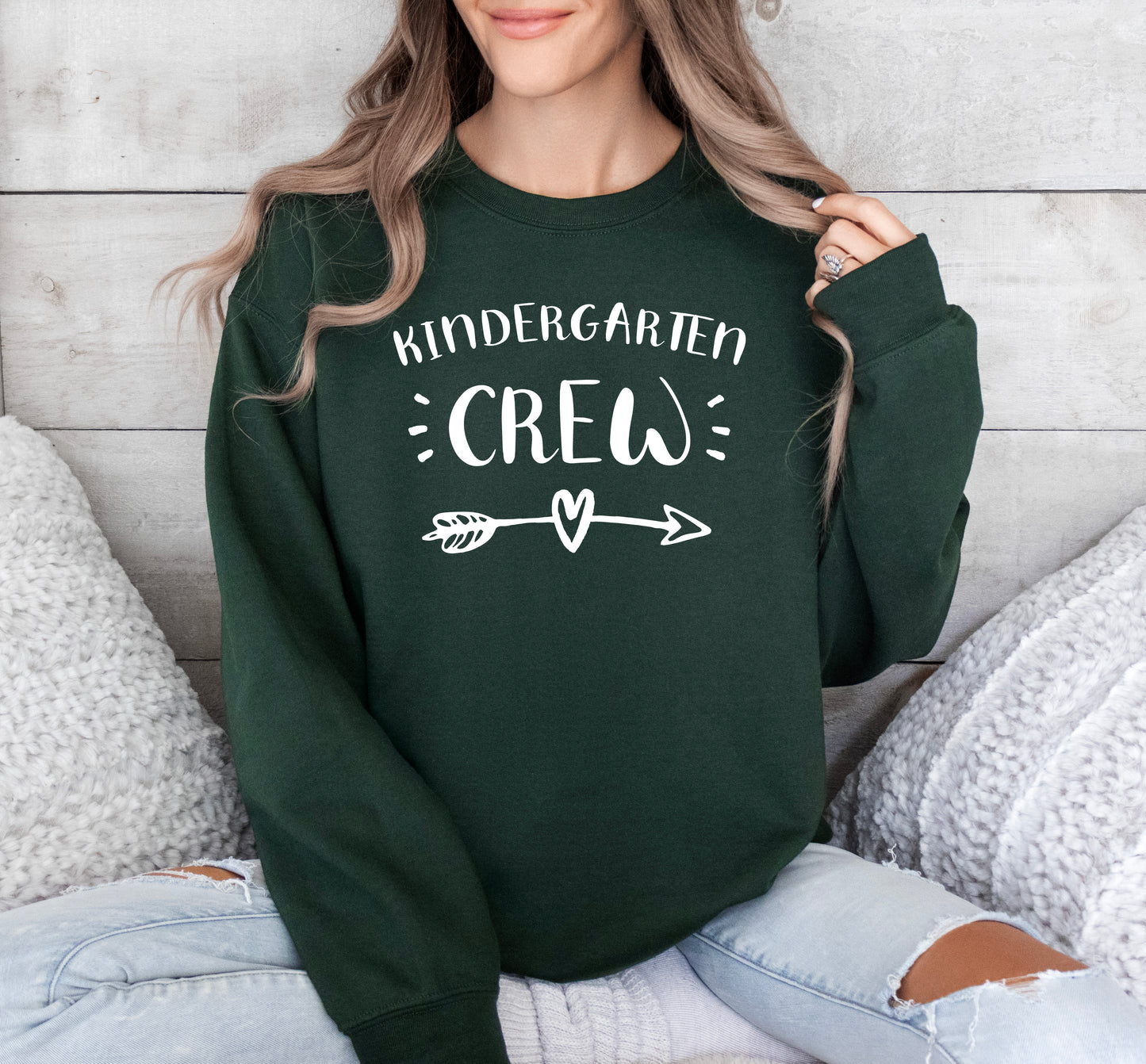 Customizable Teacher Crew Sweatshirt | Customized Teacher Sweatshirt