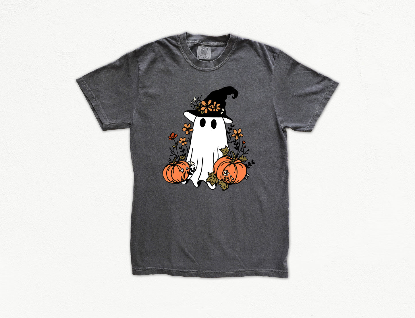 Cute Ghost Witch Vintage Style Halloween Shirt