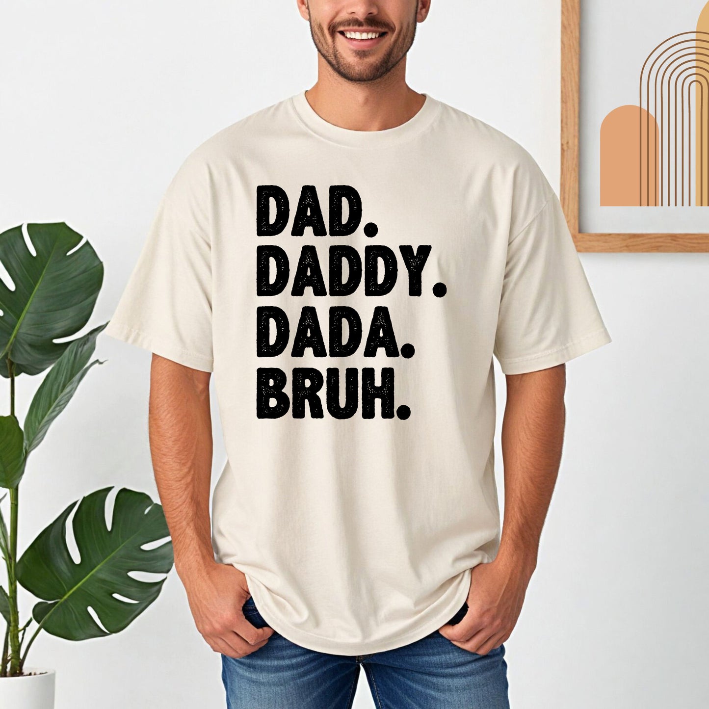 Dad Daddy Dada Bruh Shirt | Funny Dad Shirt Comfort Colors Vintage Style