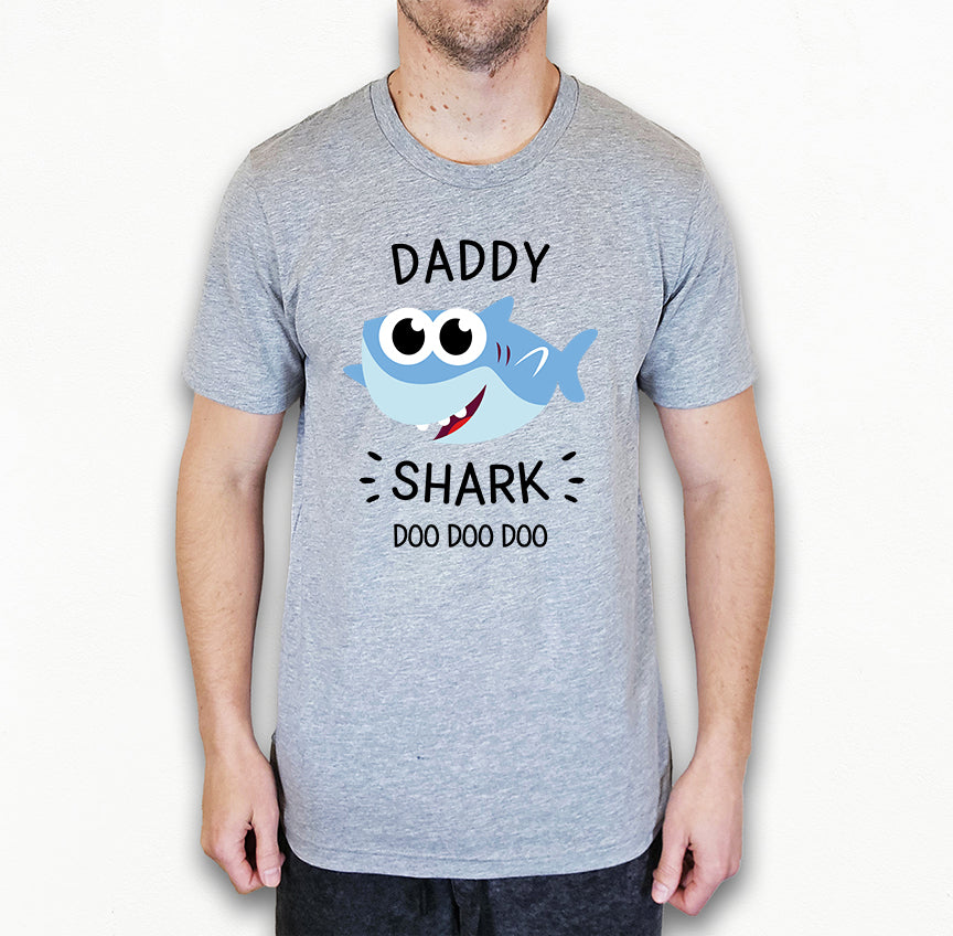 Daddy Shark Shirt| Dad Shirt | Light Garment