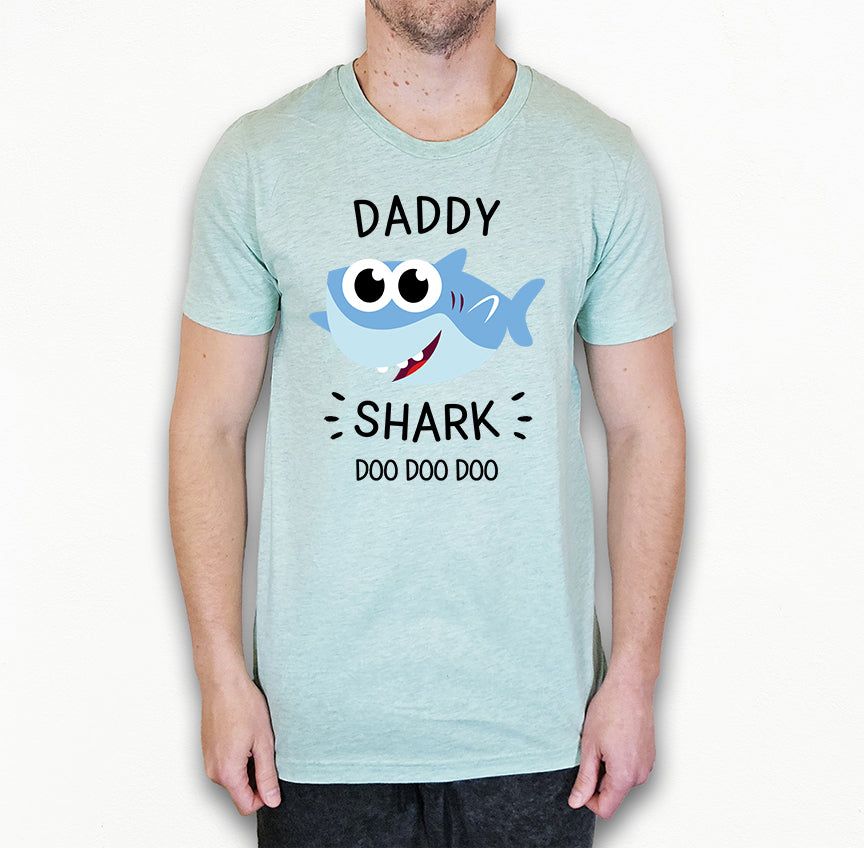 Daddy Shark Shirt| Dad Shirt | Light Garment