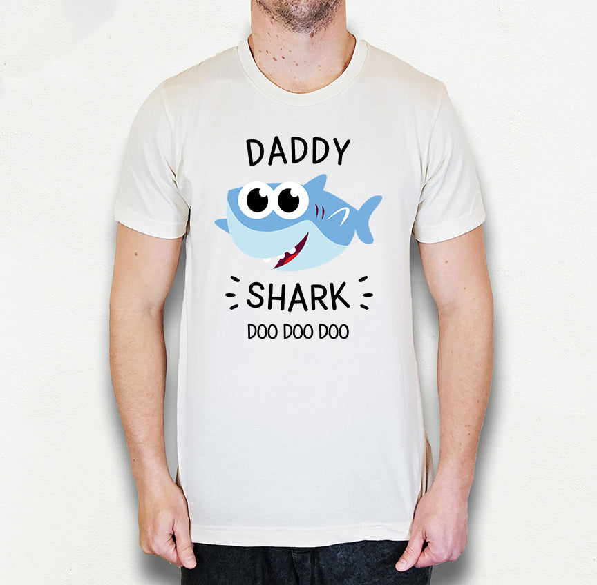 Daddy Shark Shirt| Dad Shirt | Light Garment