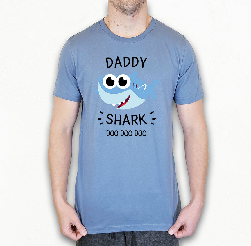 Daddy Shark Shirt| Dad Shirt | Light Garment