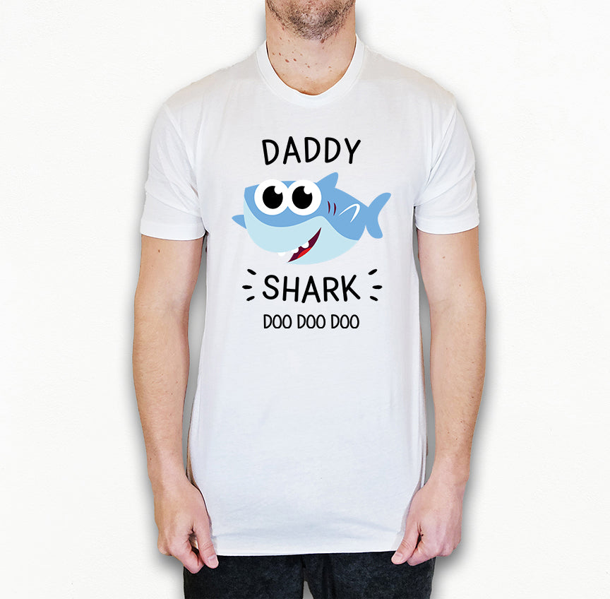 Daddy Shark Shirt| Dad Shirt | Light Garment