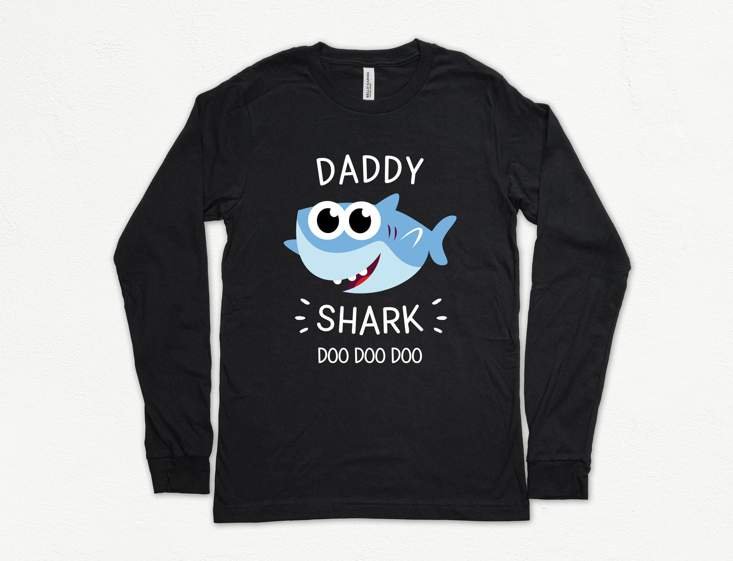 Daddy Shark Shirt Long Sleeve | Long Sleeve Dad Shirt