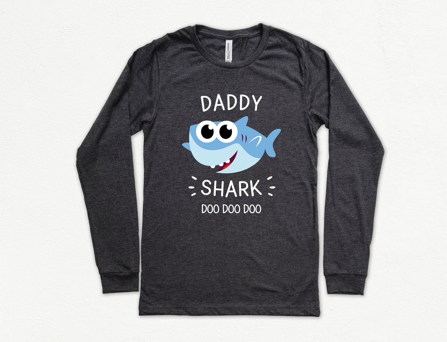 Daddy Shark Shirt Long Sleeve | Long Sleeve Dad Shirt