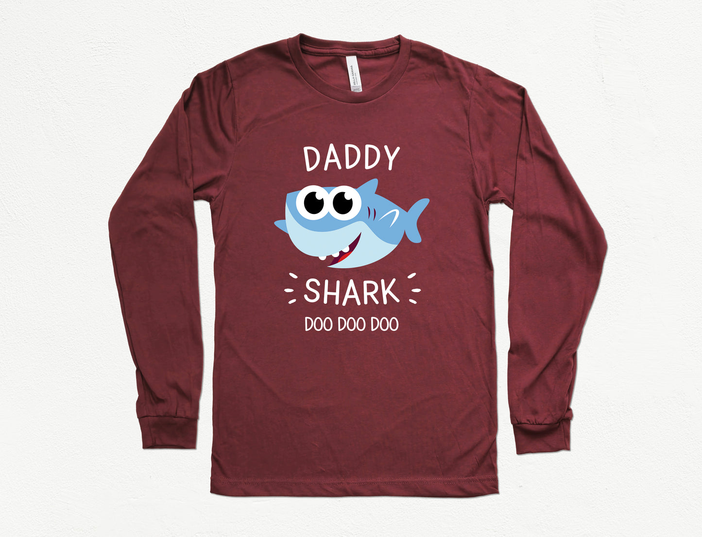 Daddy Shark Shirt Long Sleeve | Long Sleeve Dad Shirt