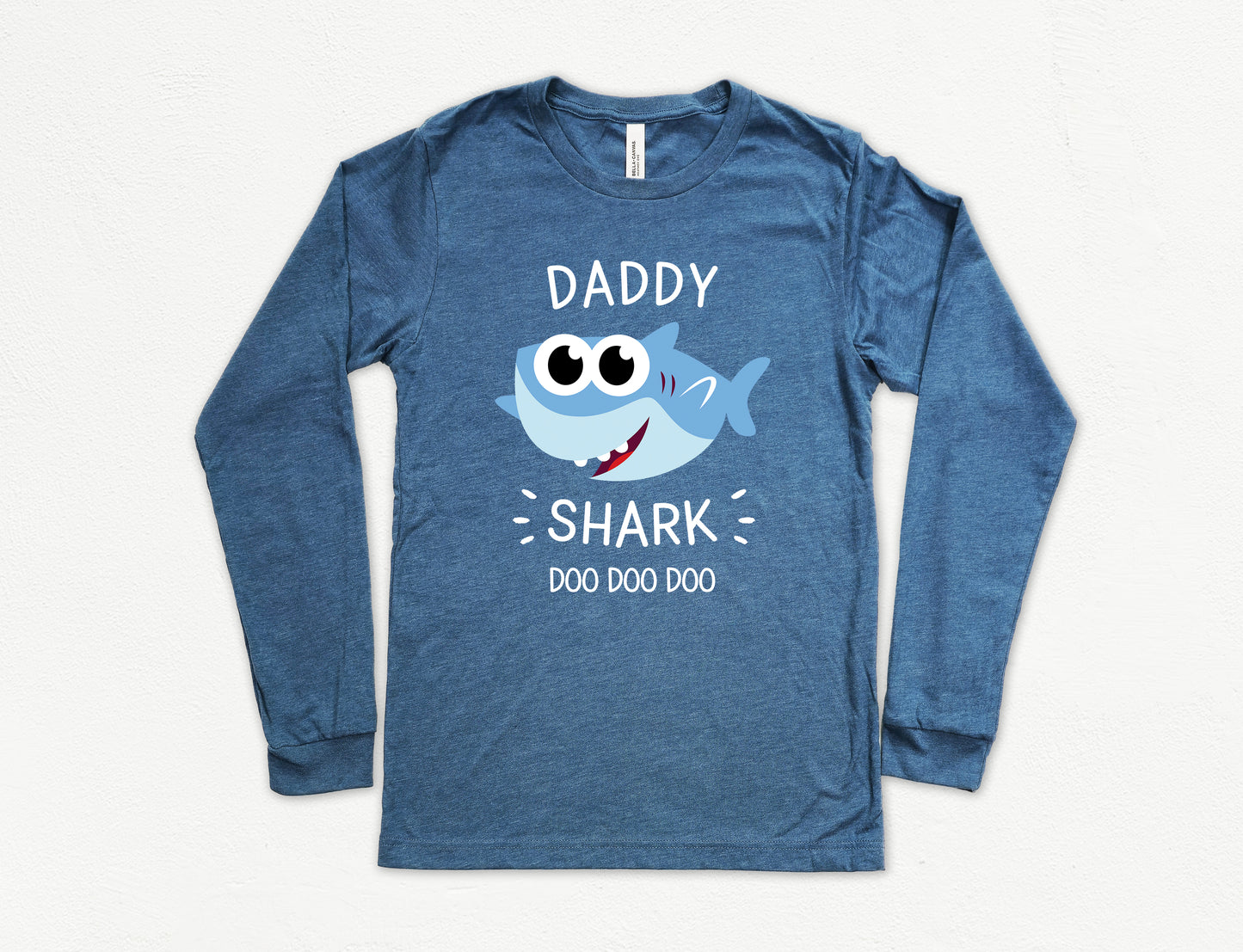 Daddy Shark Shirt Long Sleeve | Long Sleeve Dad Shirt