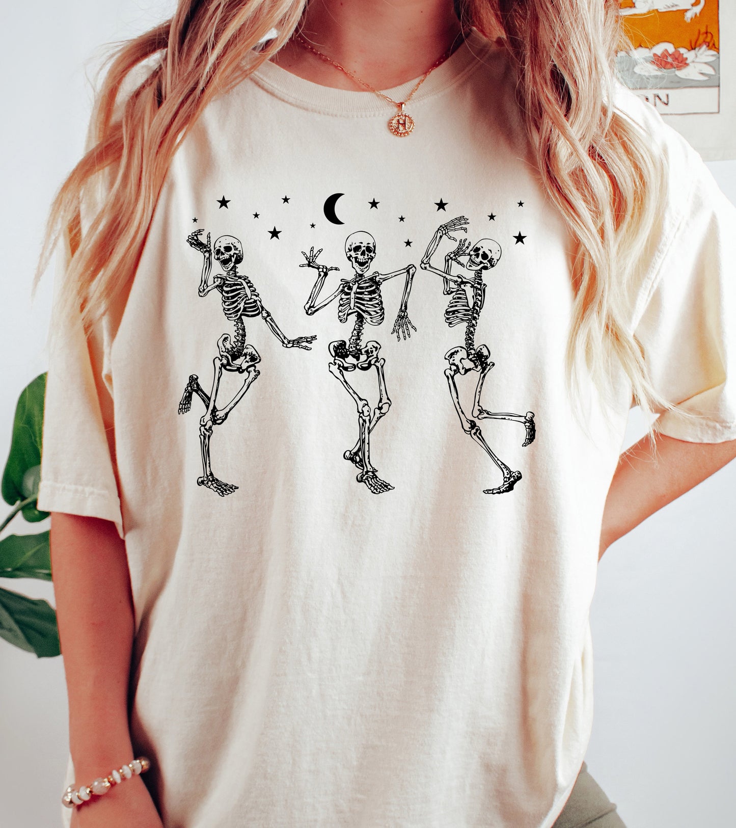 Dancing Skeletons Vintage Style Halloween Shirt