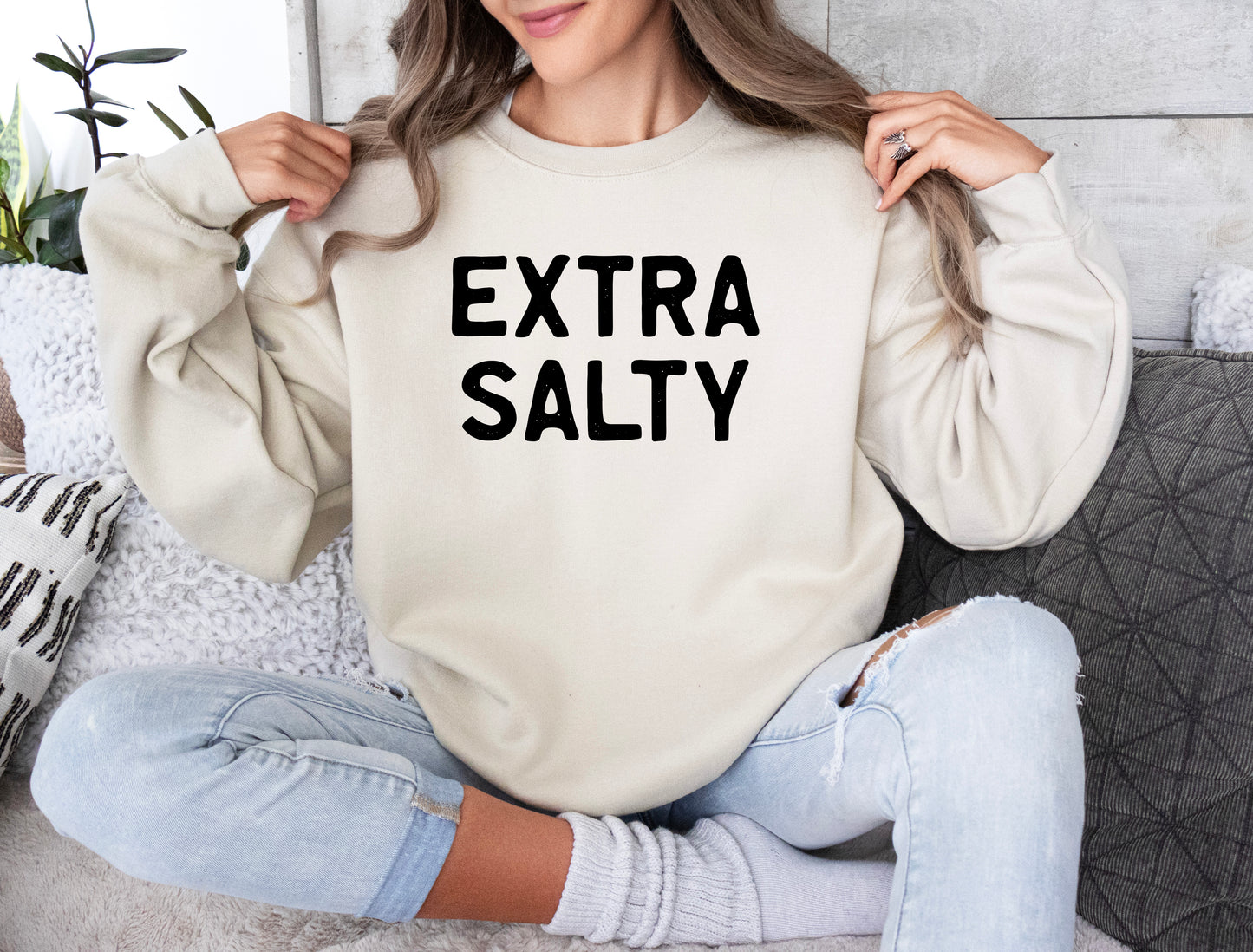 Extra Salty Sweatshirt | Funny Sweatshirt