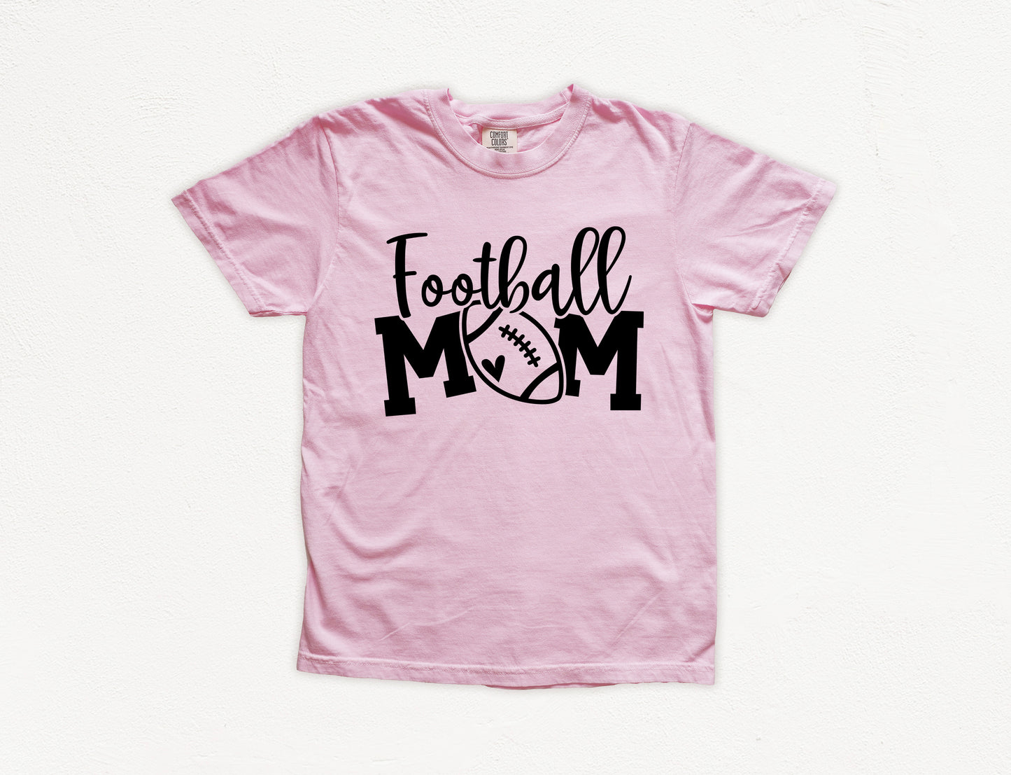 Football Mom Shirt | Comfort Colors Vintage Style Mom Shirt