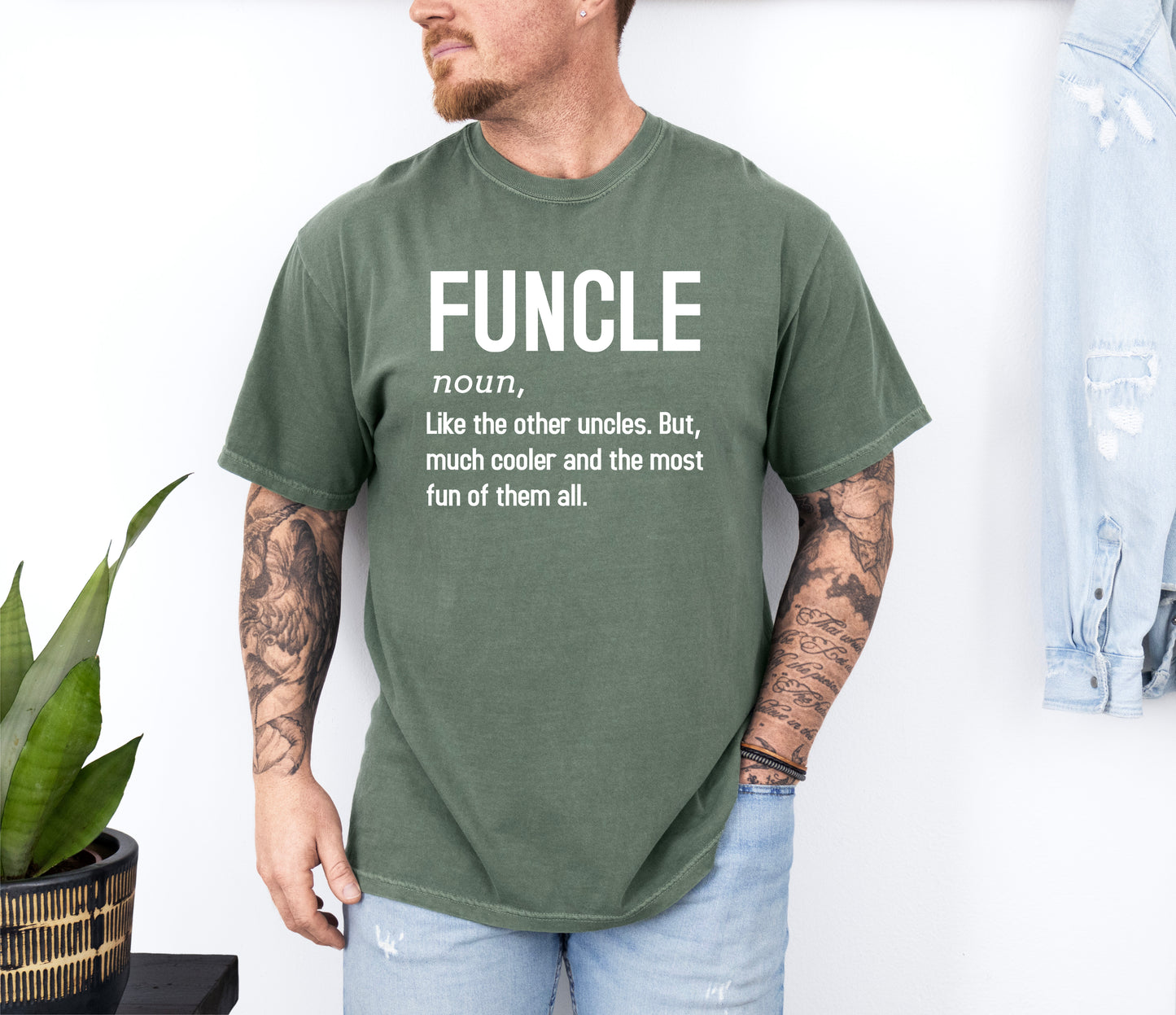 Funcle Definition Shirt | Comfort Colors Vintage Style Uncle Shirt