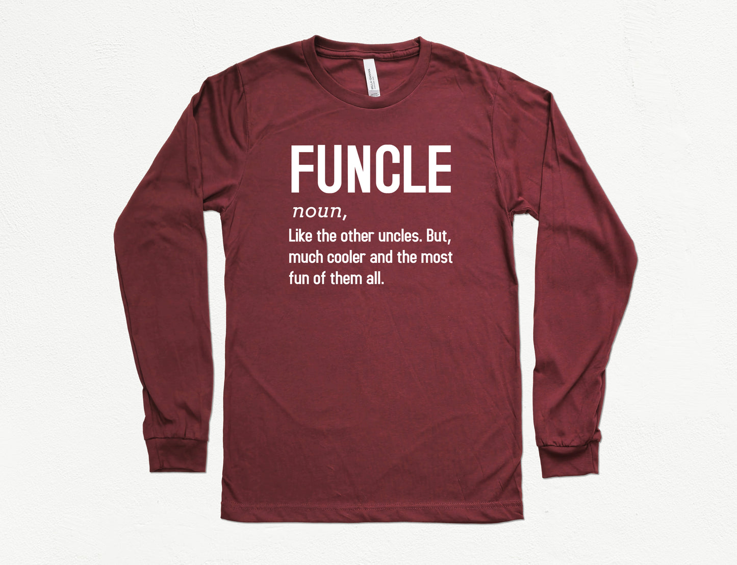 Funcle Definition Shirt Long Sleeve | Long Sleeve Uncle Shirt