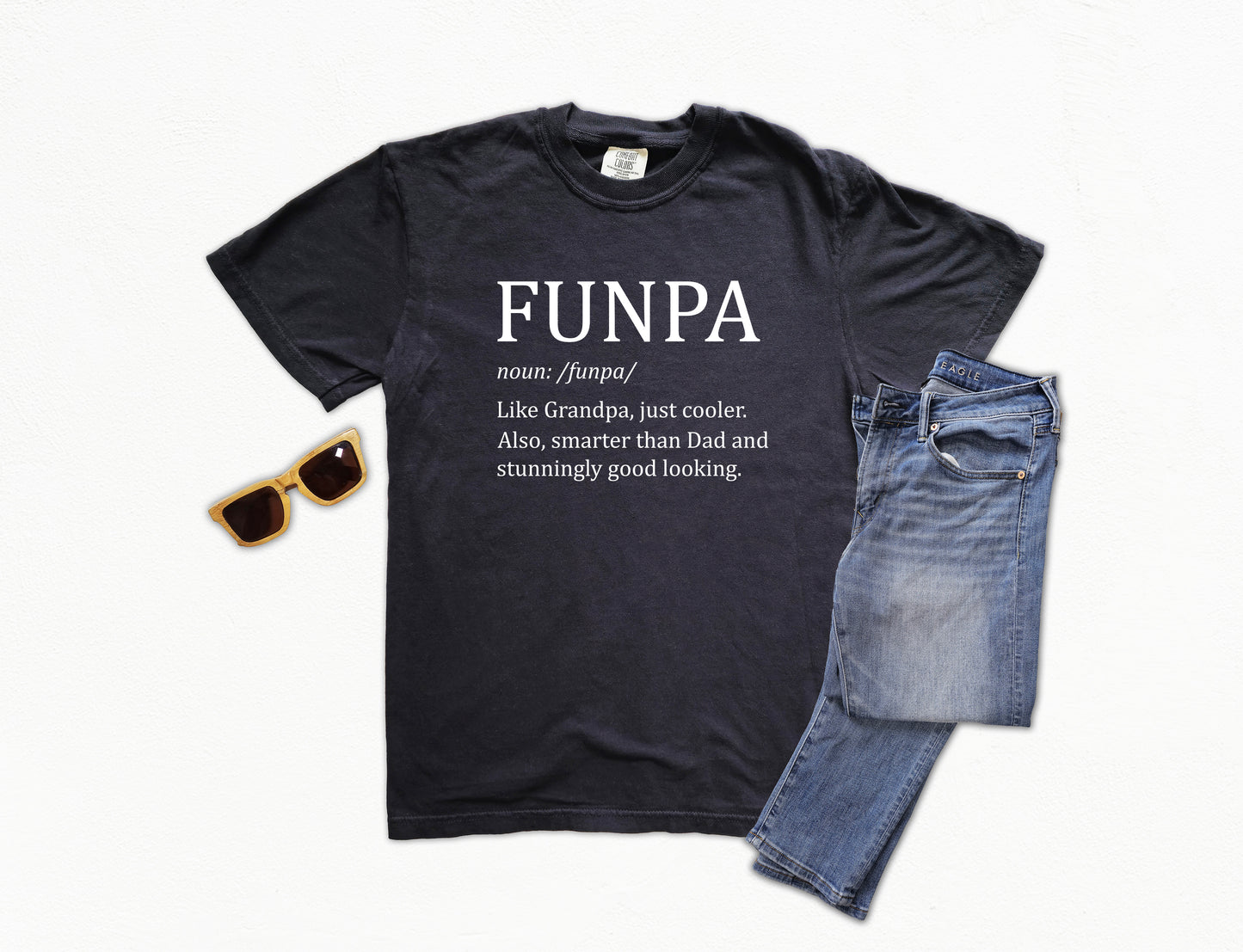 Funpa Shirt | Comfort Colors Vintage Style Grandpa Shirt