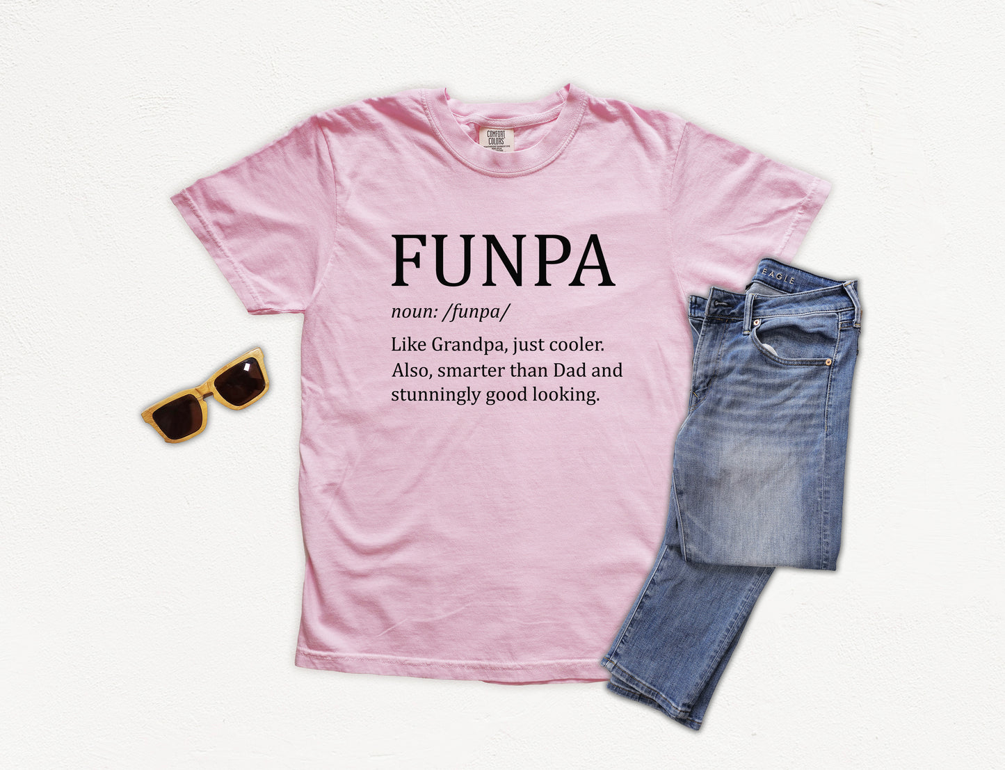 Funpa Shirt | Comfort Colors Vintage Style Grandpa Shirt