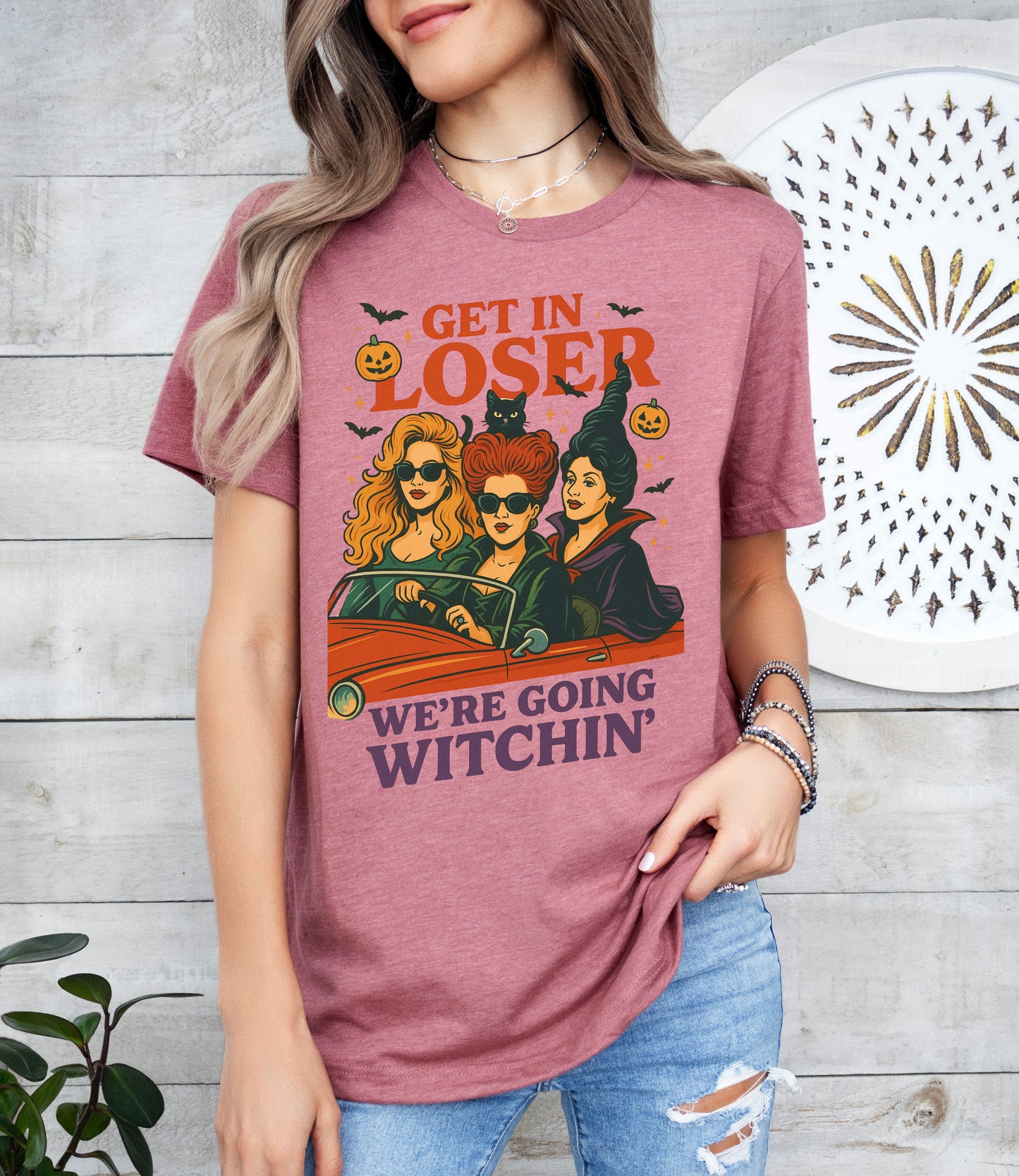 Get In Loser Halloween Shirt | Light Garment