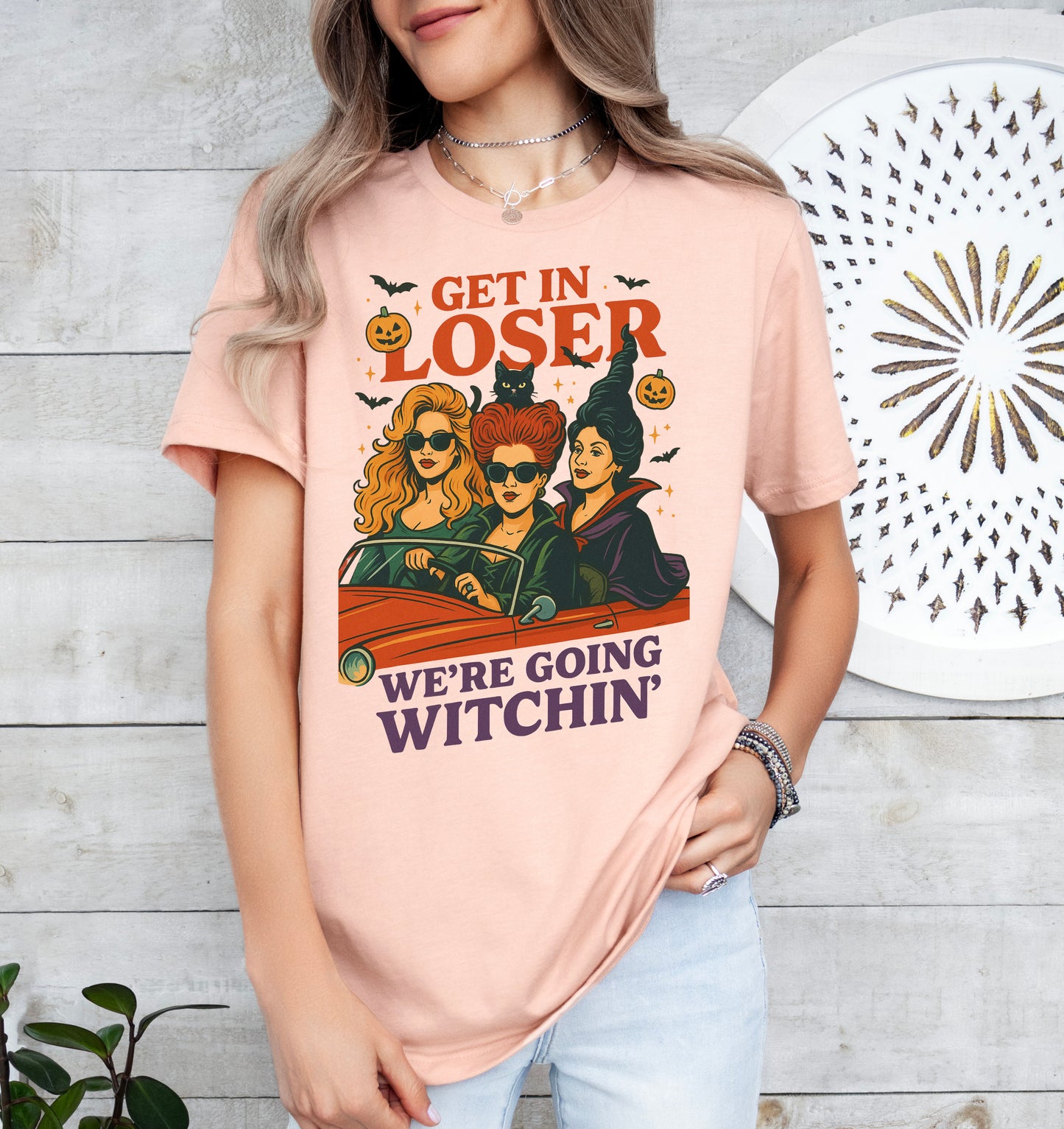 Get In Loser Halloween Shirt | Light Garment
