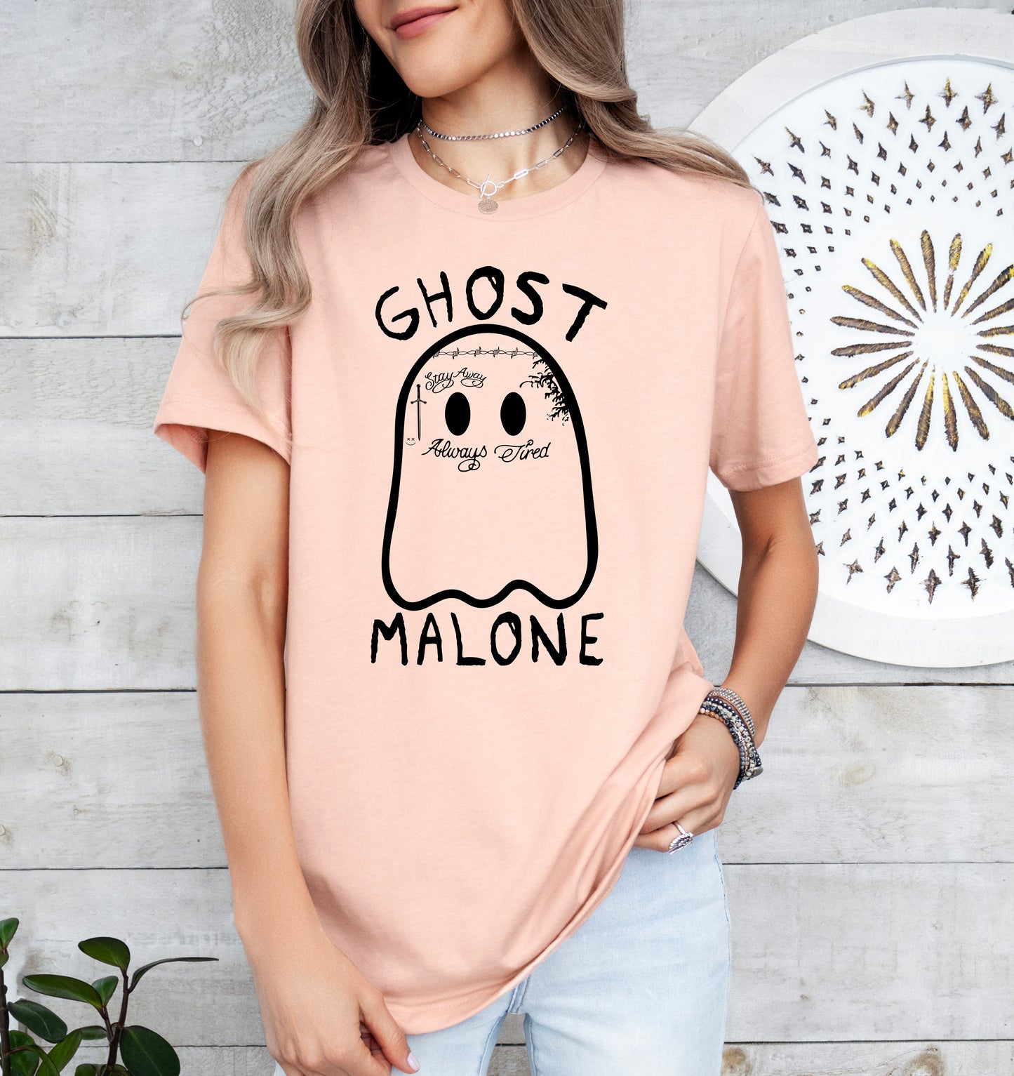 Ghost Malone Halloween Shirt | Light Garment