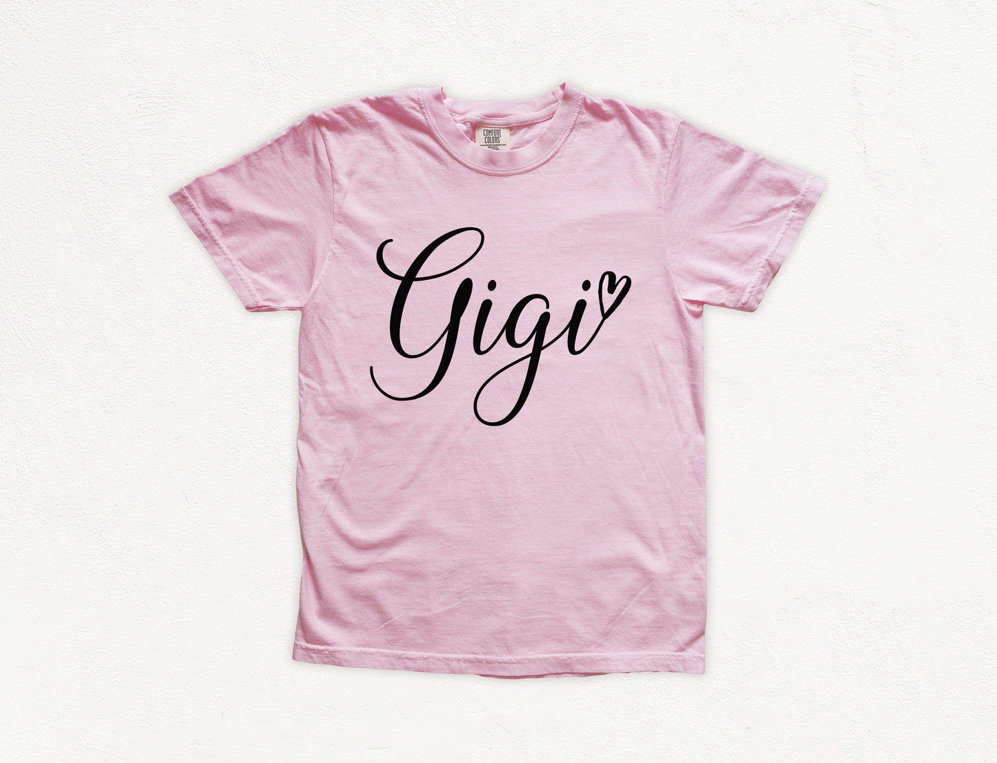 Gigi Heart Shirt | Comfort Colors Vintage Style Gigi Shirt