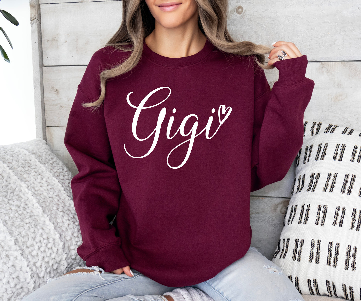 Gigi Heart Sweatshirt | Gigi Sweatshirt
