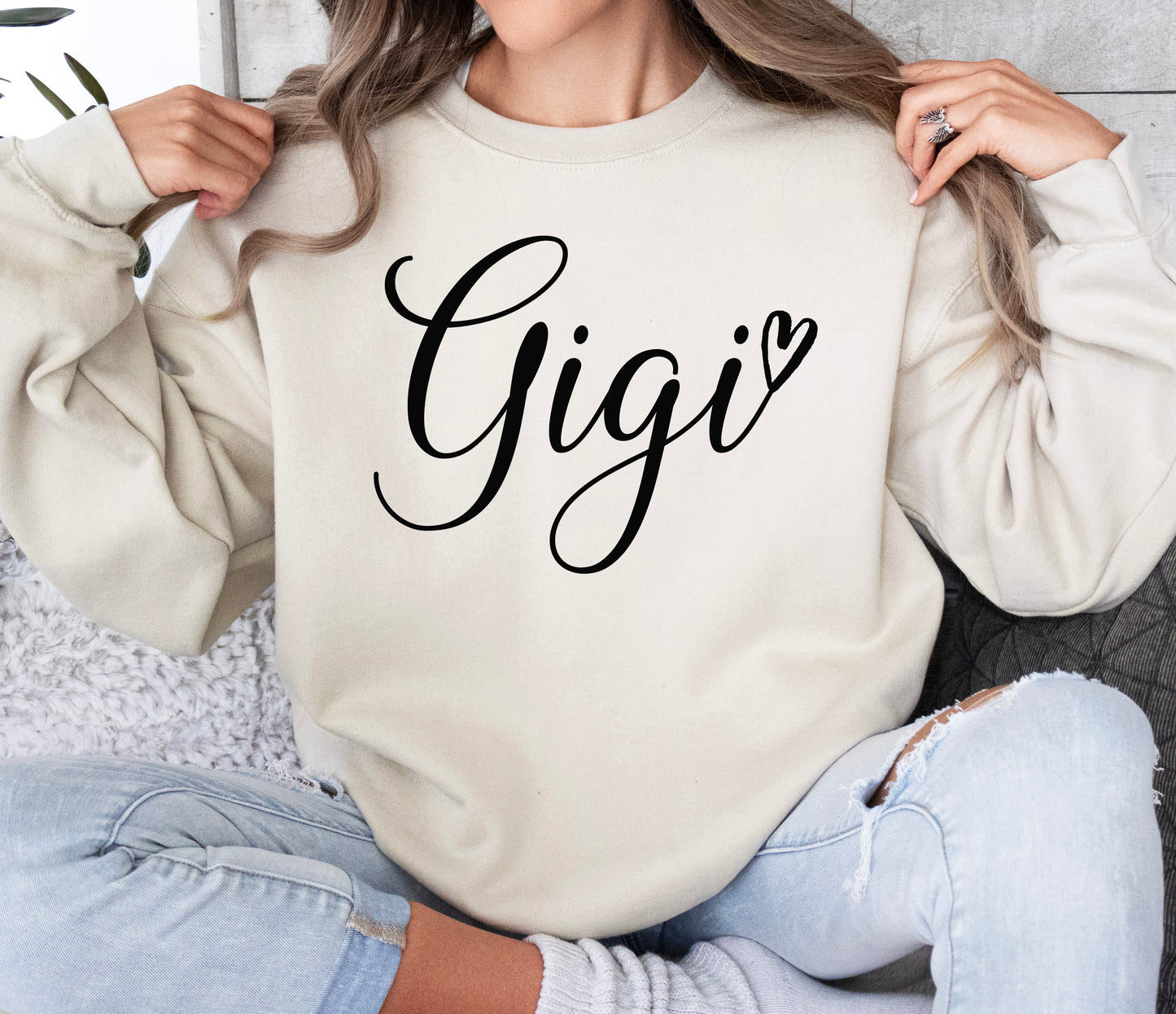 Gigi Heart Sweatshirt | Gigi Sweatshirt