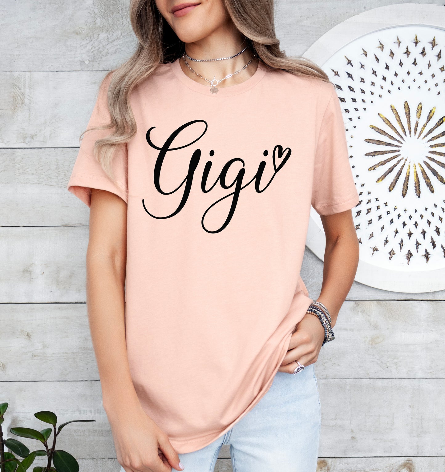 Gigi Heart Shirt | Gigi Shirt | Light Garment