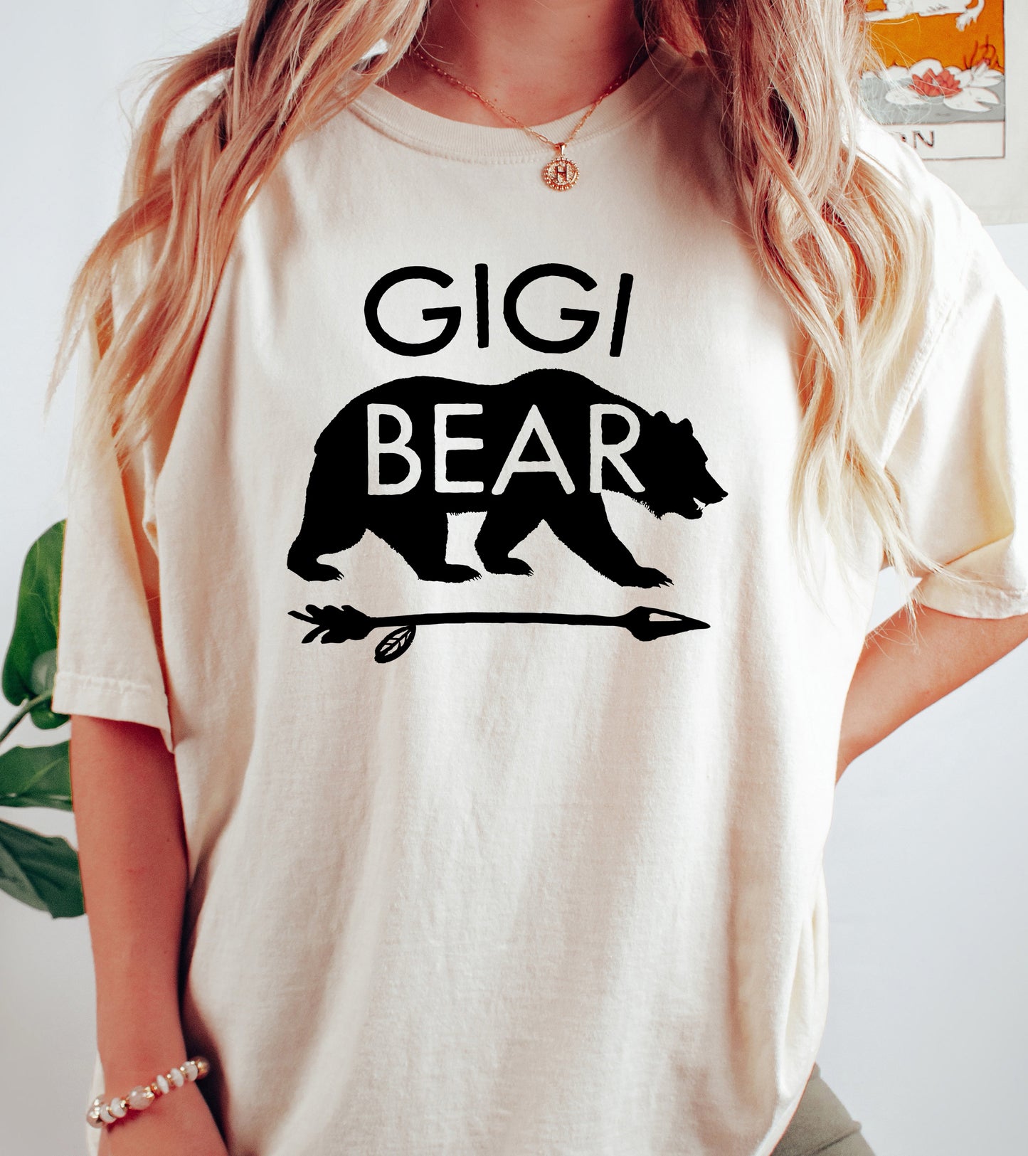 Gigi Bear Shirt | Comfort Colors Vintage Style Gigi Shirt