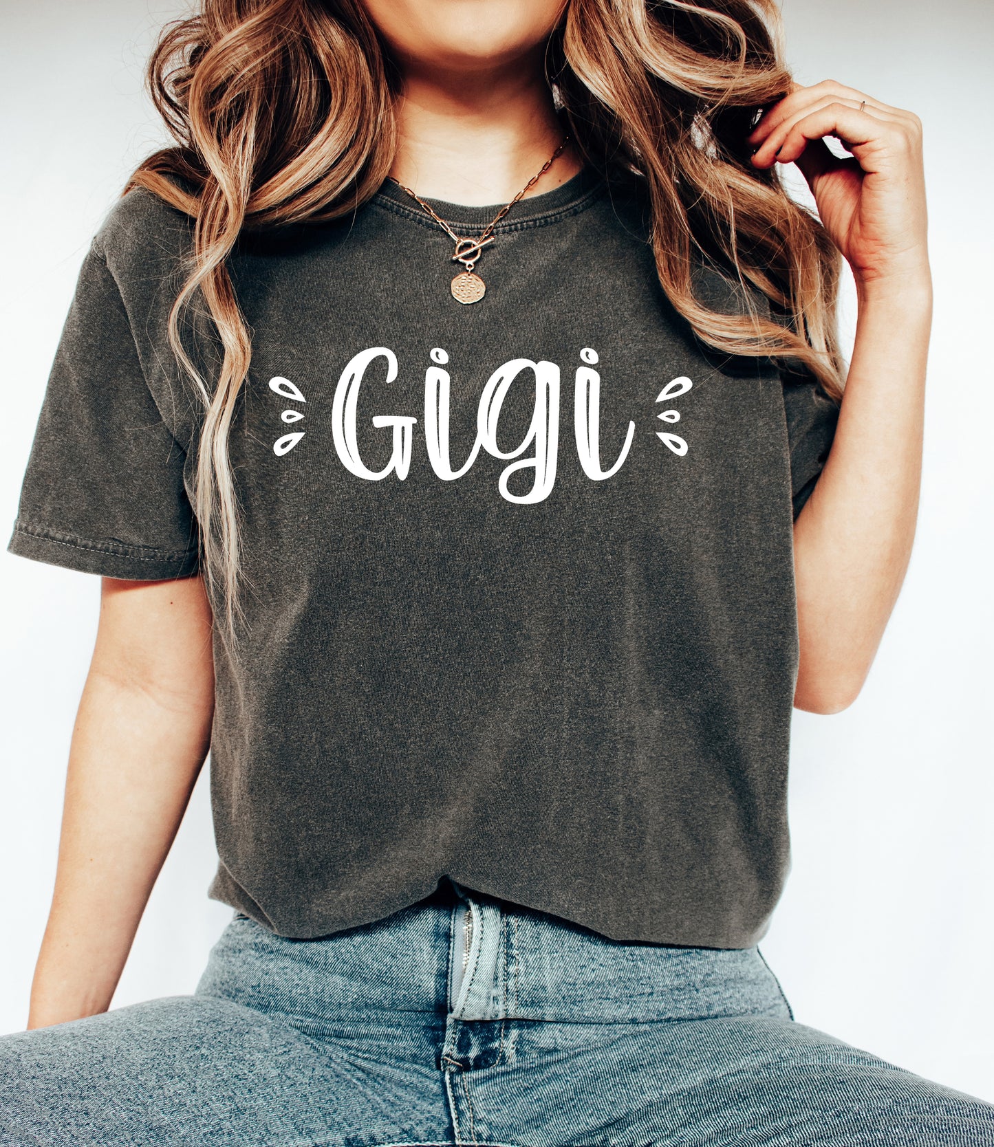 Cute Gigi Shirt | Comfort Colors Vintage Style Gigi Shirt