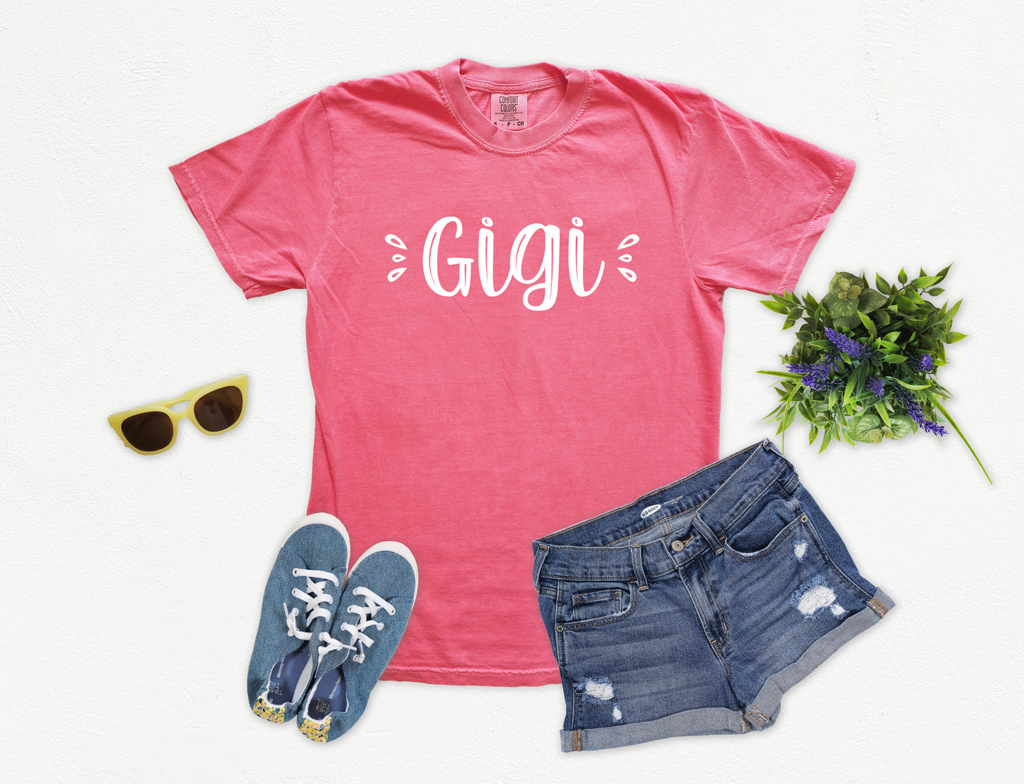 Cute Gigi Shirt | Comfort Colors Vintage Style Gigi Shirt