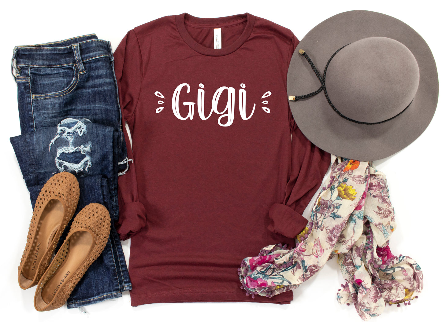 Cute Gigi Shirt Long Sleeve | Long Sleeve Gigi Shirt