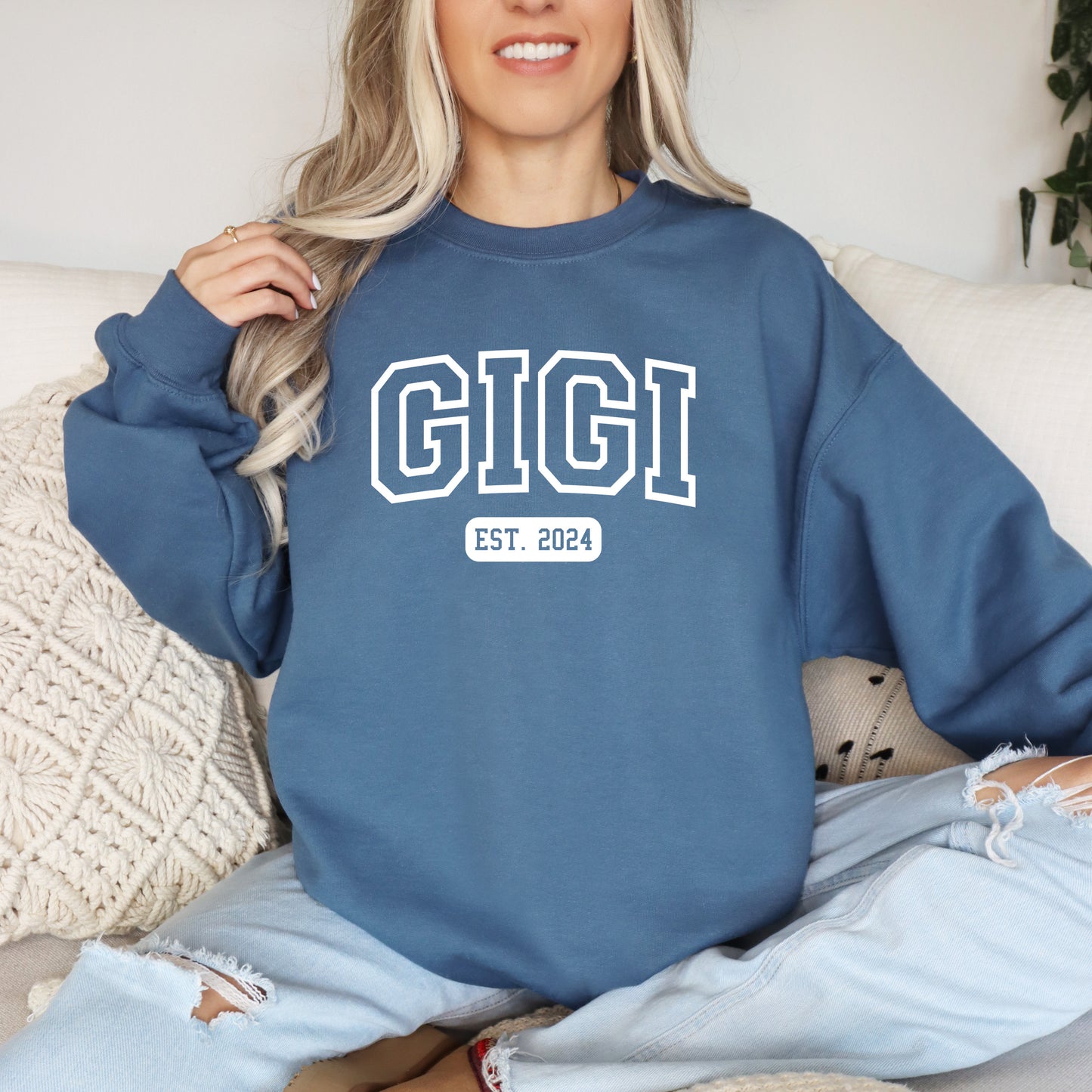 Custom University Style Gigi Sweatshirt | Gigi Sweatshirt