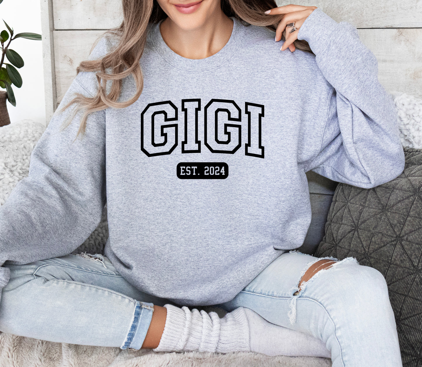 Custom University Style Gigi Sweatshirt | Gigi Sweatshirt