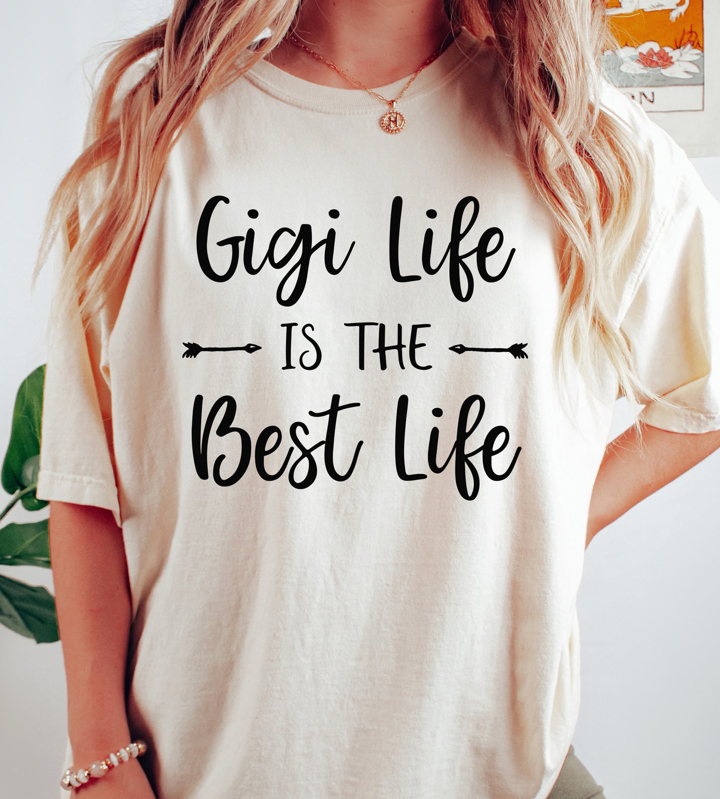 Gigi Life is the Best Life Shirt | Comfort Colors Vintage Style Gigi Shirt
