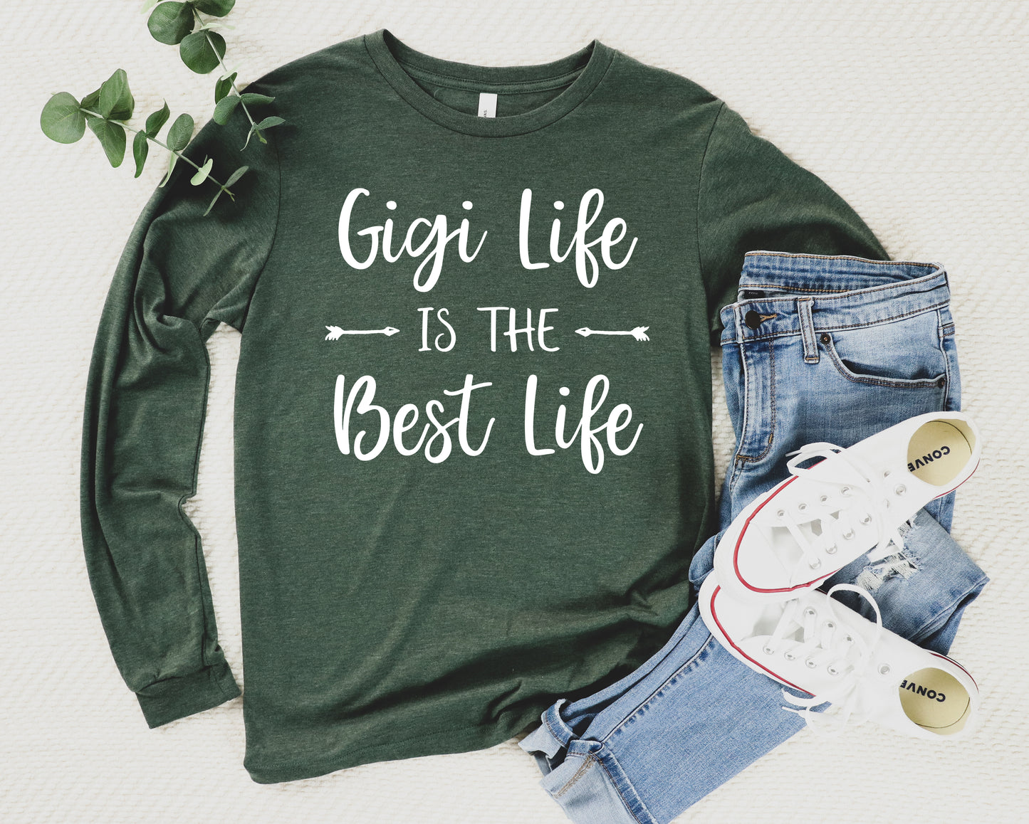 Gigi Life is the Best Life Shirt Long Sleeve | Long Sleeve Gigi Shirt