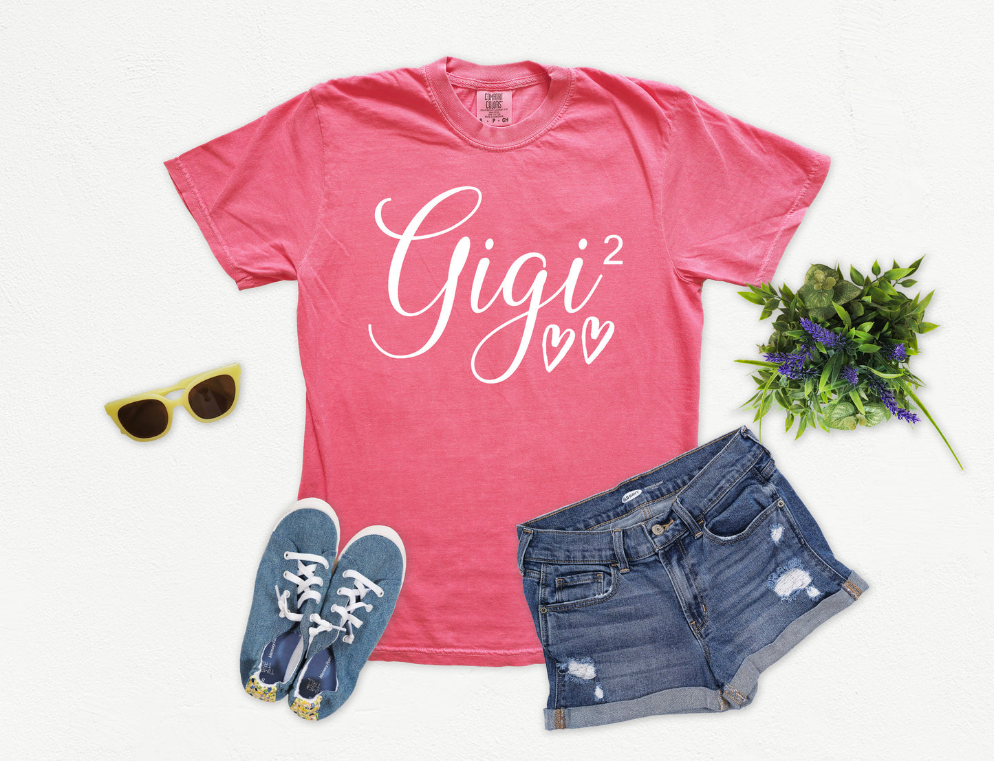 Customizable Gigi Again Shirt | Comfort Colors Vintage Style Gigi Shirt