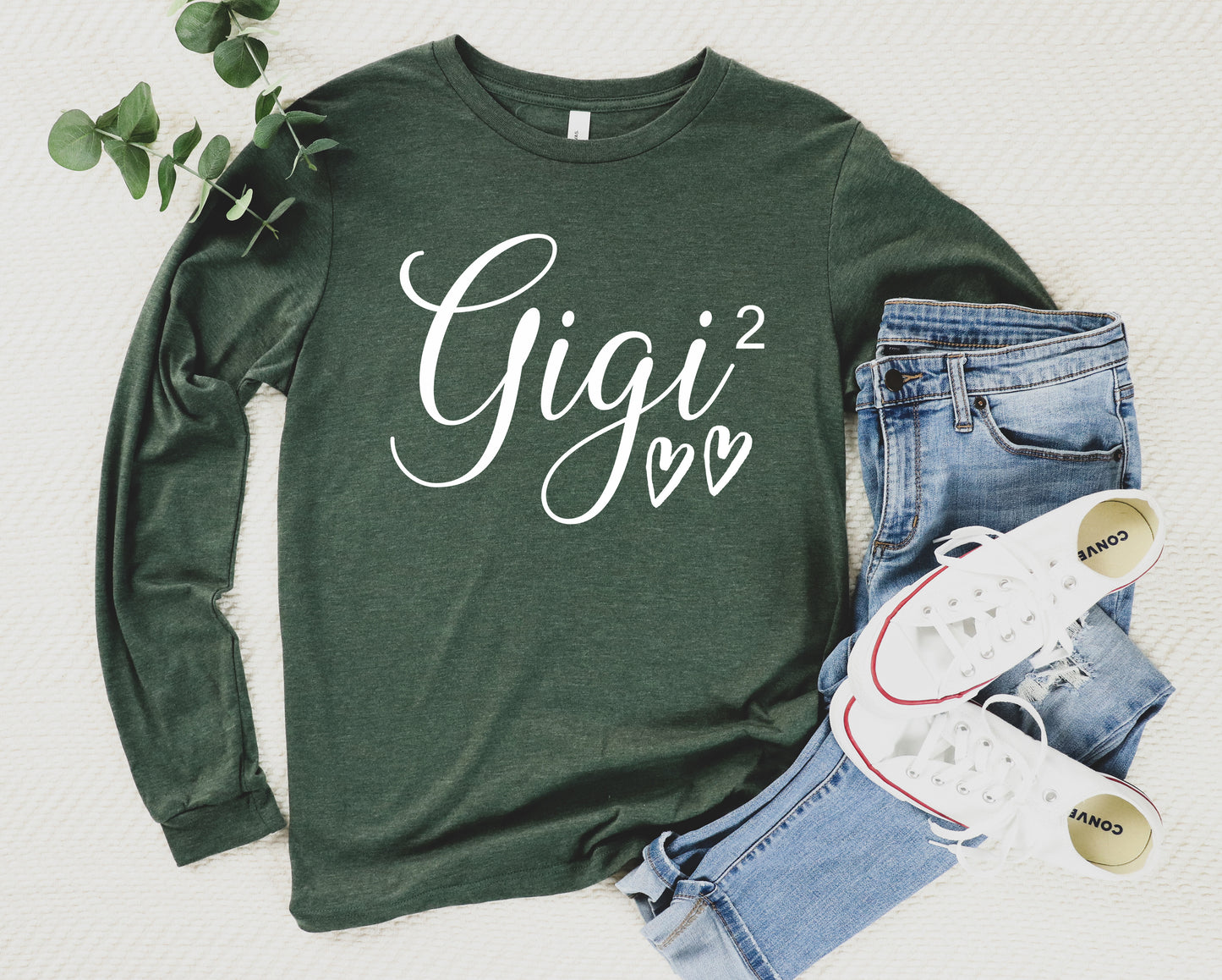 Customizable Gigi Again Shirt Long Sleeve | Long Sleeve Gigi Shirt