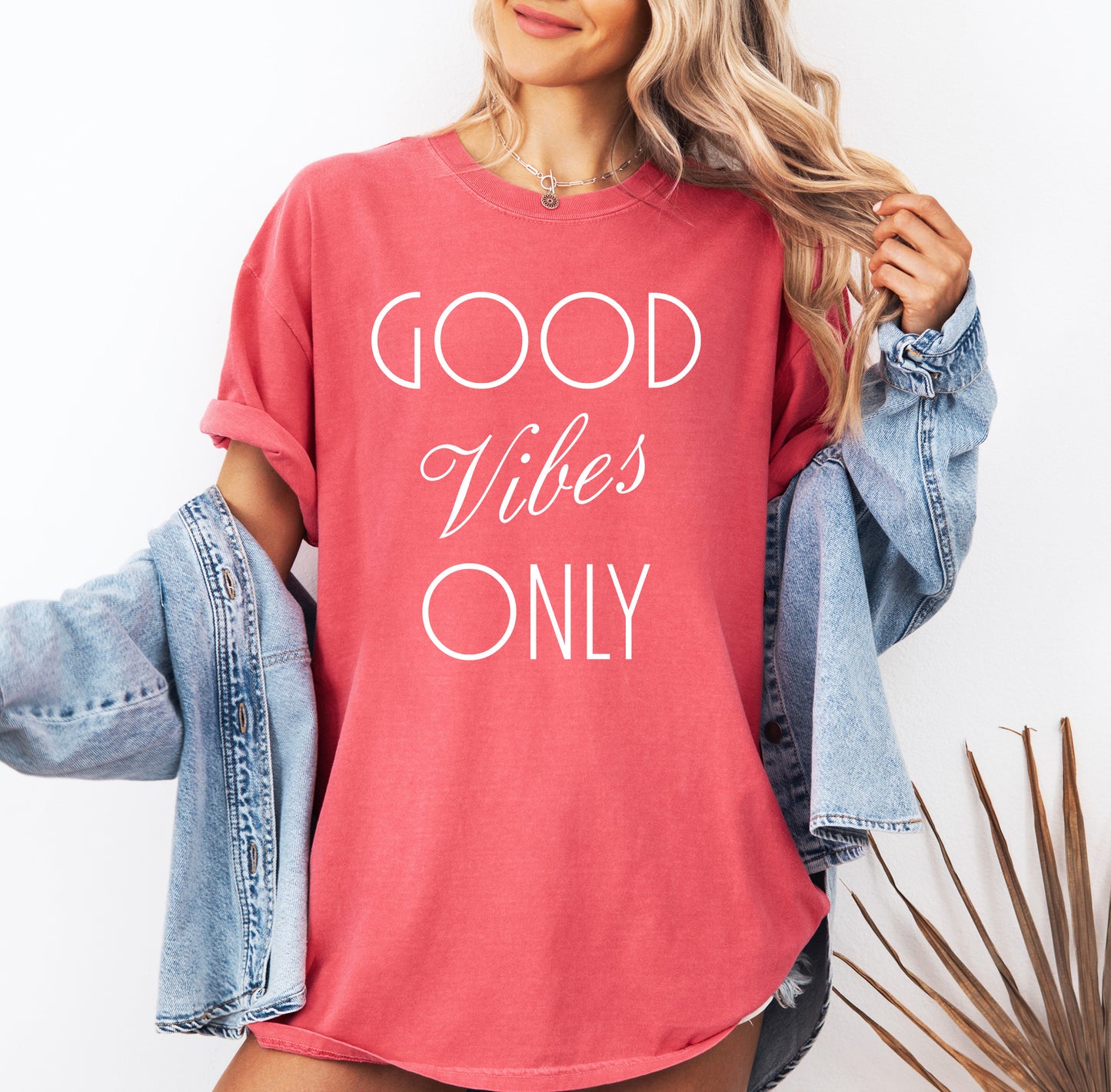 Good Vibes Only Shirt | Comfort Colors Vintage Style Positive Vibes Shirt